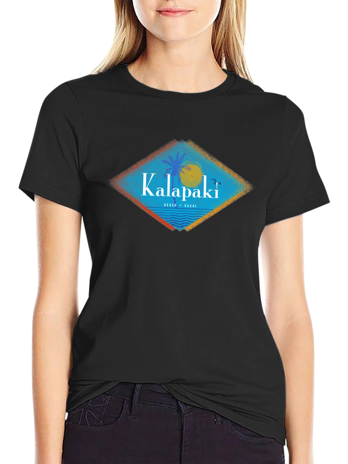 Kalapaki Beach Kauai Graphic T-Shirt