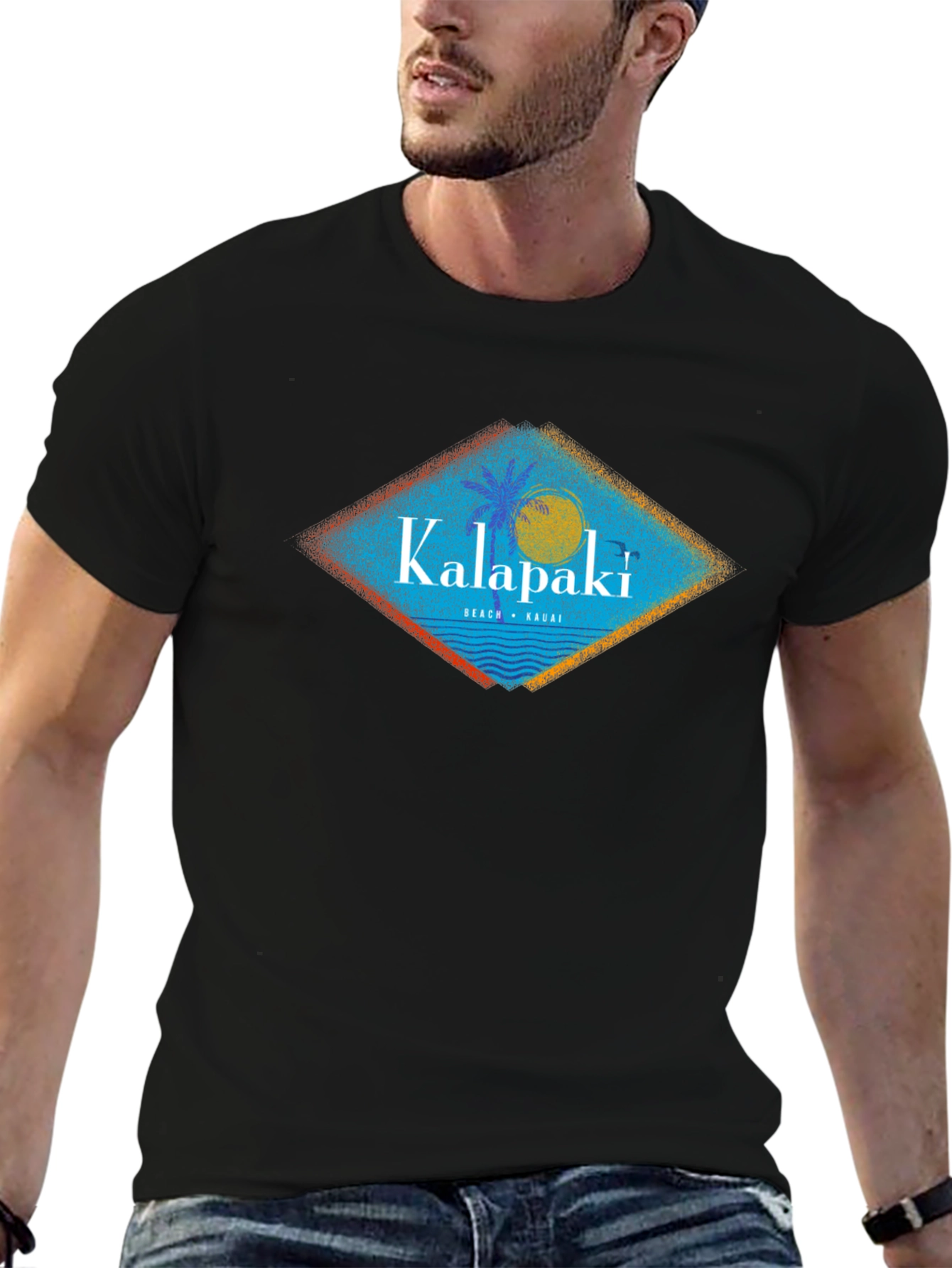 Kalapaki Beach Kauai Graphic T-Shirt