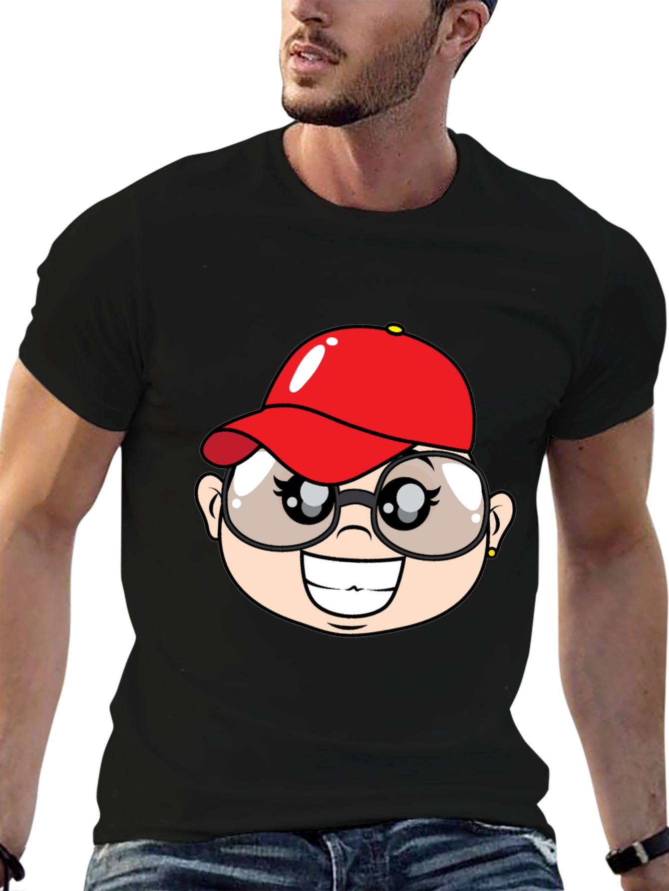 Cartoon Character Graphic Tee