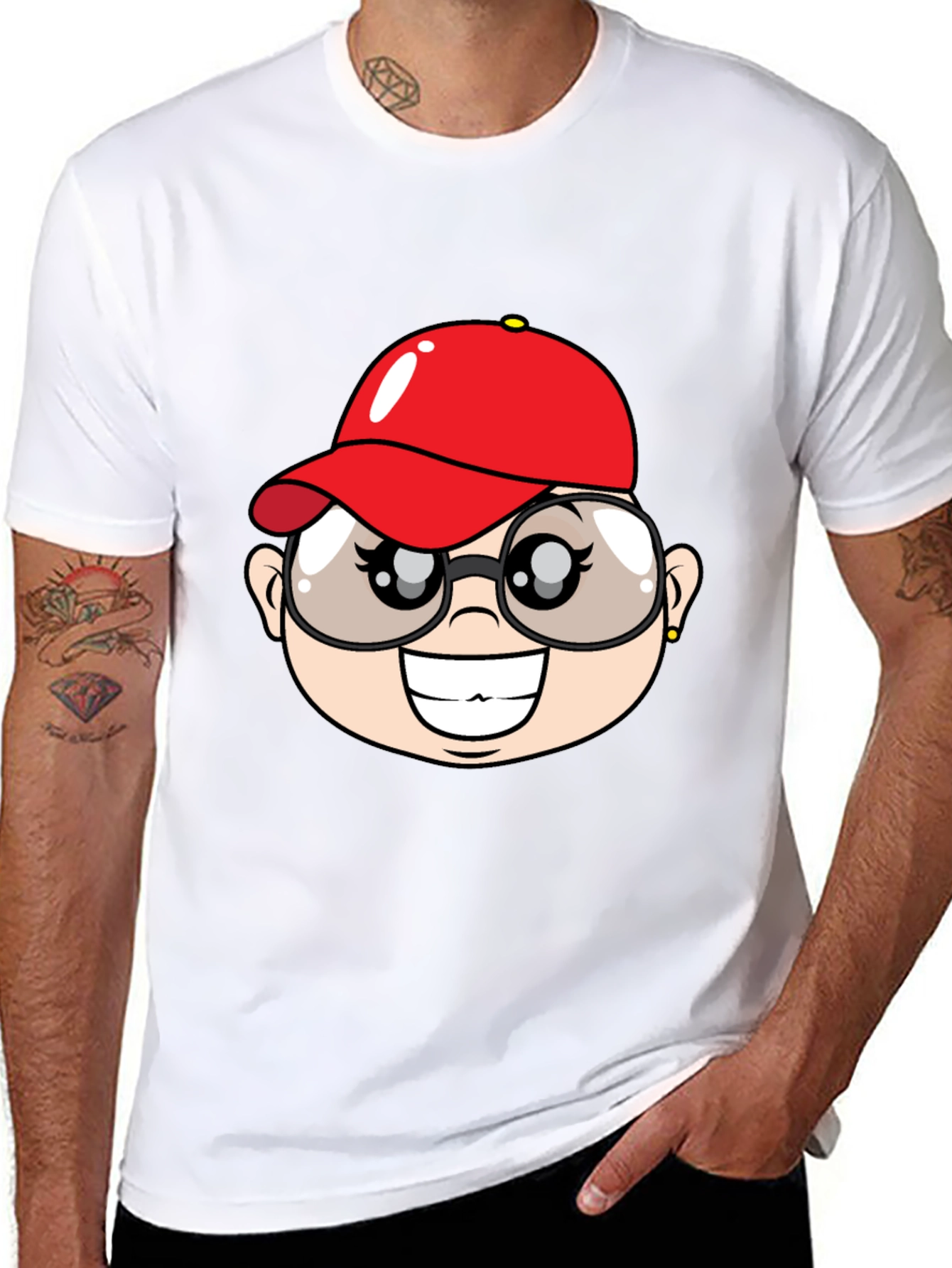 Cartoon Character Graphic Tee