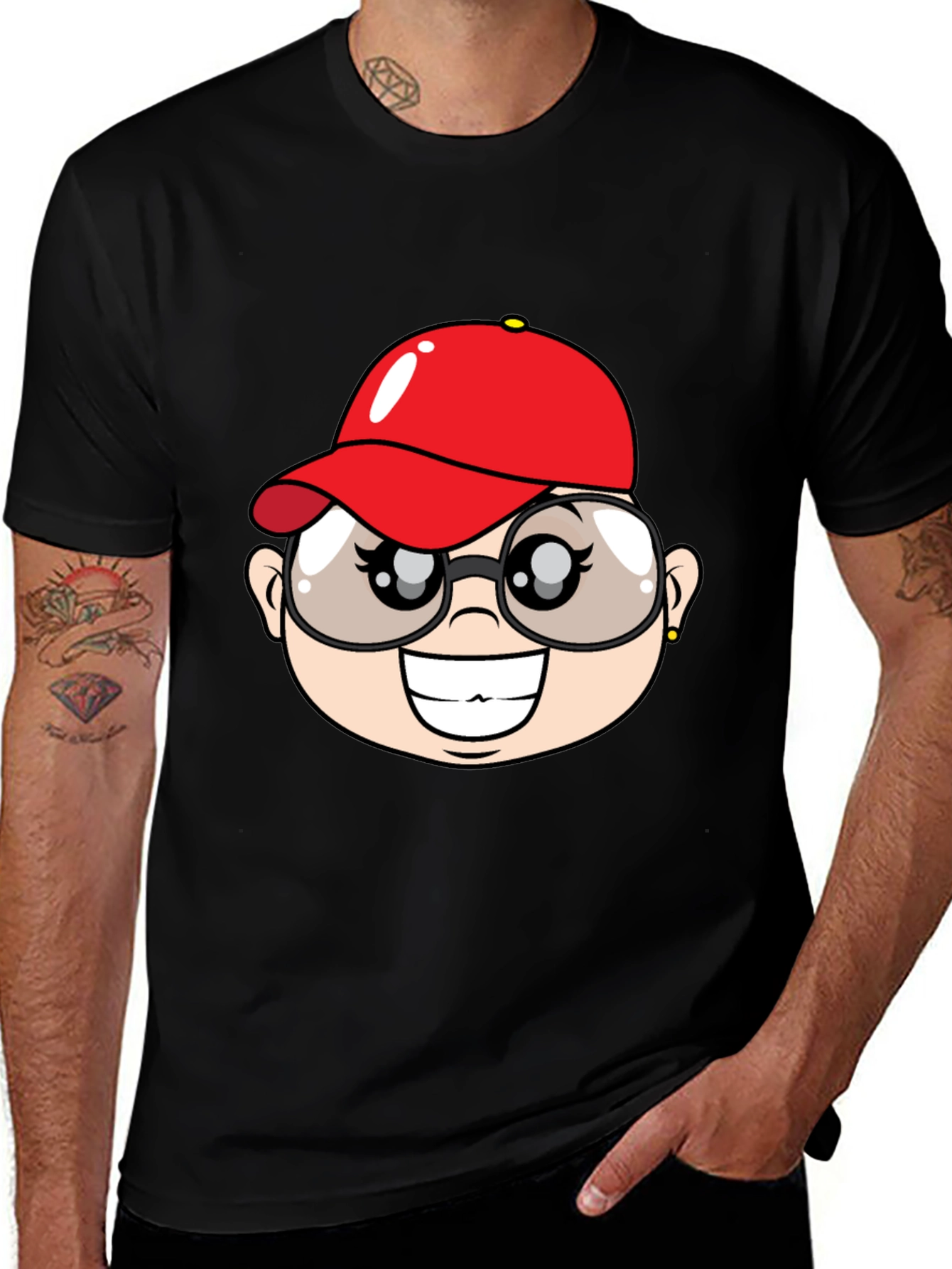 Cartoon Character Graphic Tee