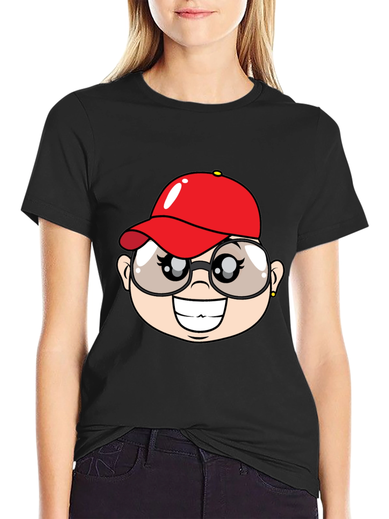 Cartoon Character Graphic Tee