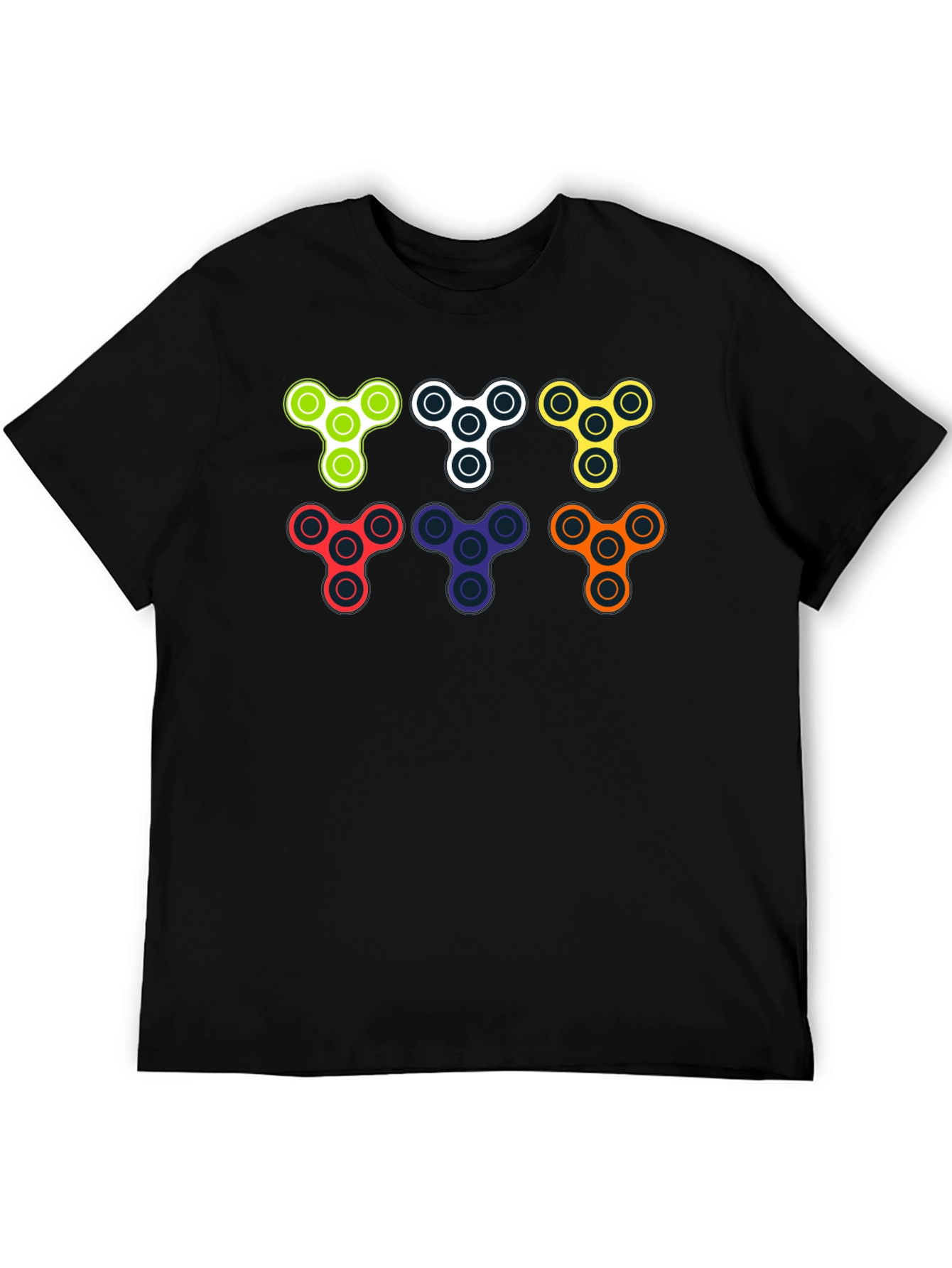 Fidget Spinner Graphic Tee - Cool & Trendy