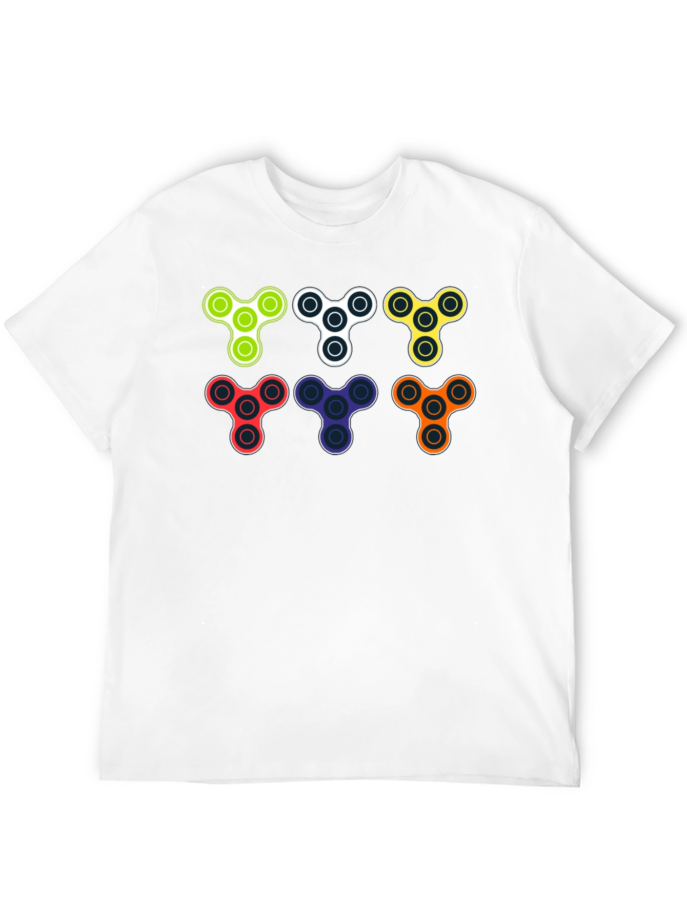 Fidget Spinner Graphic Tee - Cool & Trendy