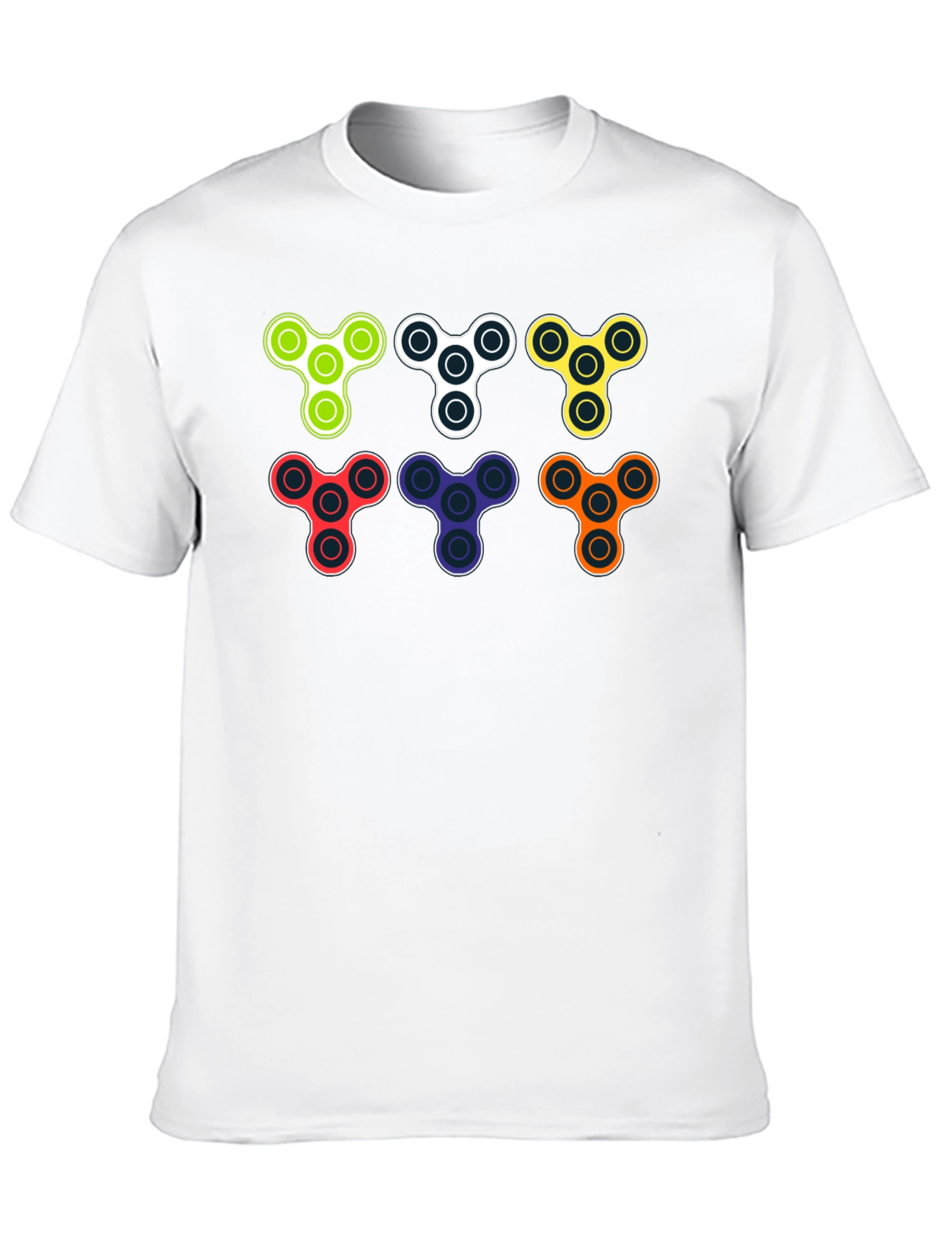 Fidget Spinner Graphic Tee - Cool & Trendy