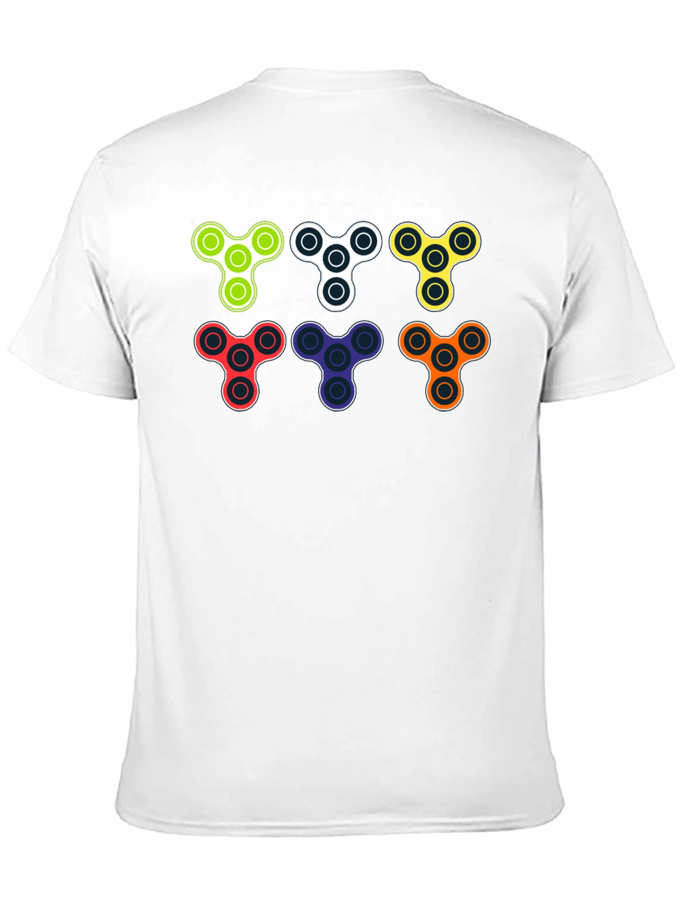 Fidget Spinner Graphic Tee - Cool & Trendy