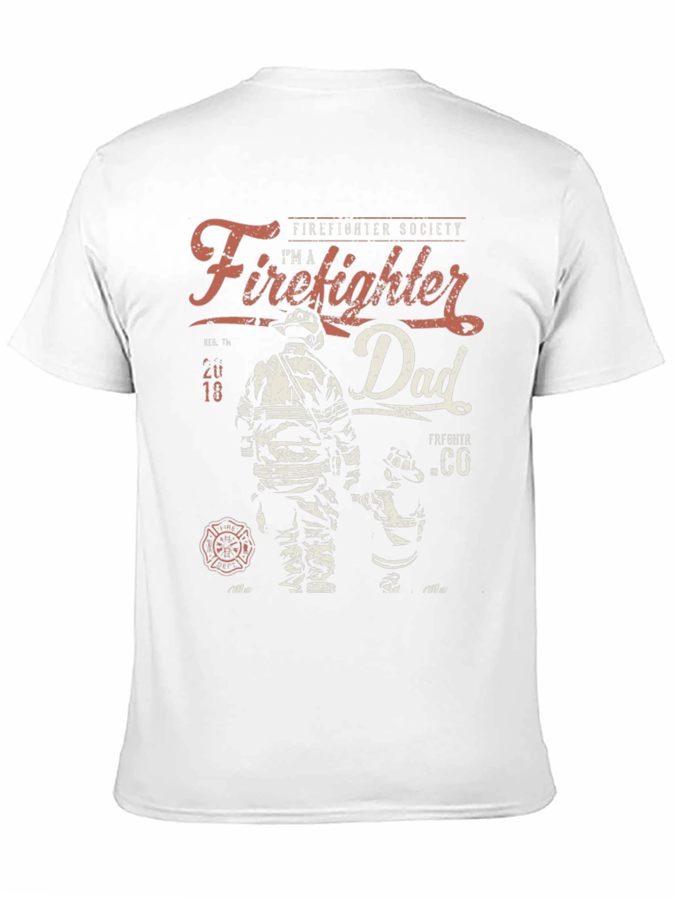 Firefighter Dad T-Shirt - Father & Child