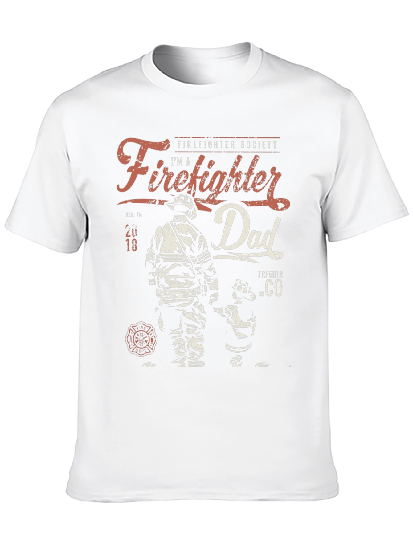 Firefighter Dad T-Shirt - Father & Child