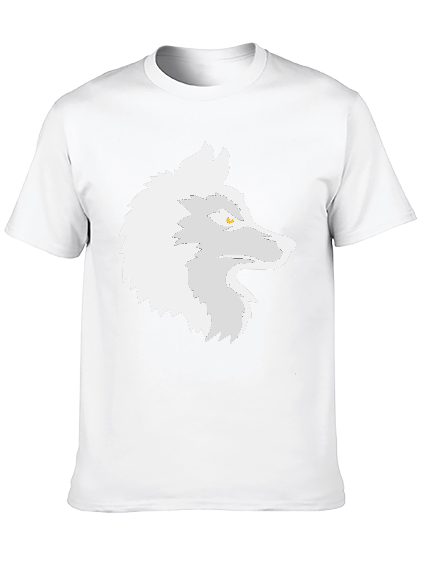 Cool Wolf Graphic Tee - Black Casual T-Shirt