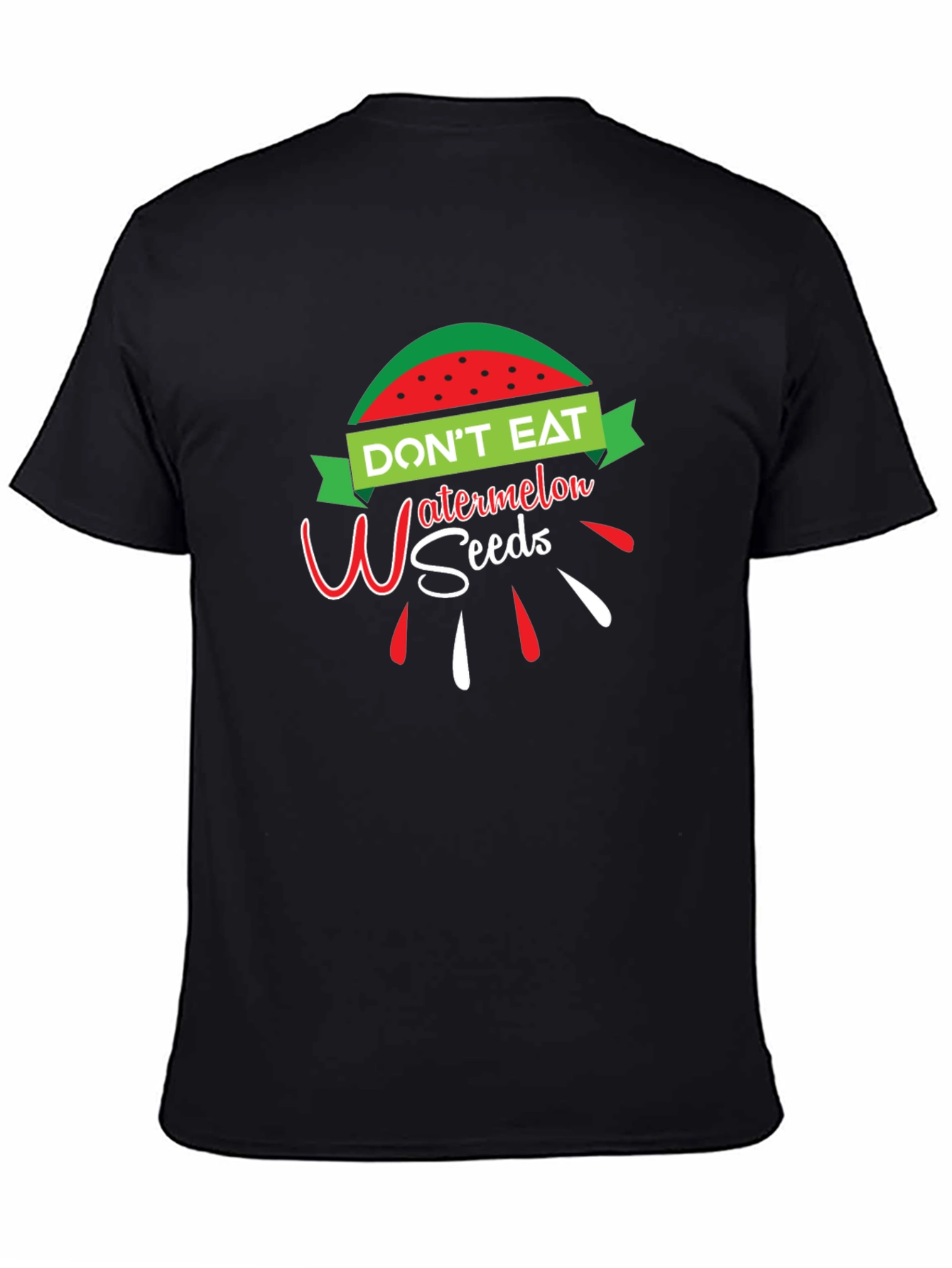 Dont Eat Watermelon Seeds Funny Graphic T-Shirt