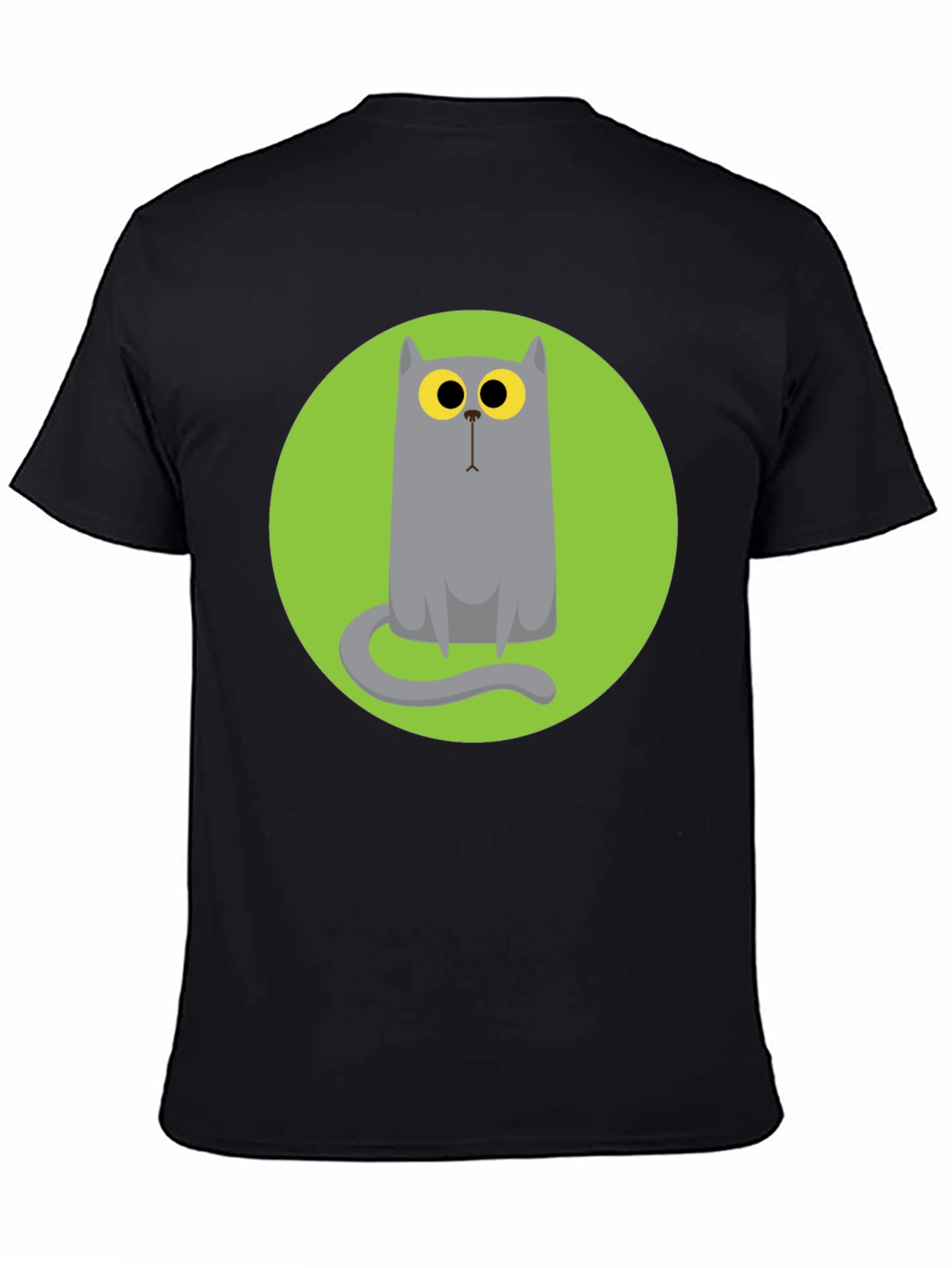 Cartoon Cat Graphic Tee - Unique Style