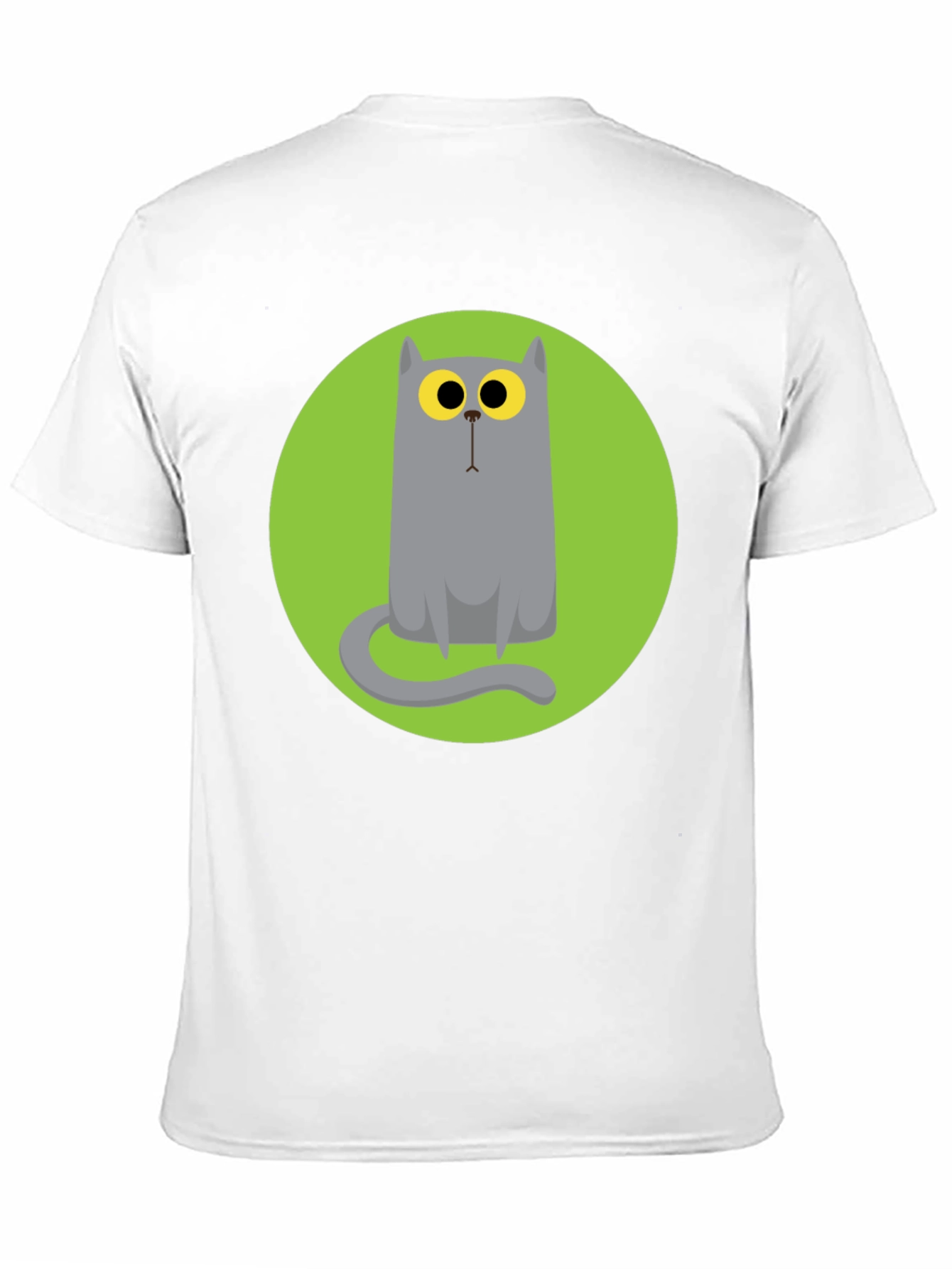 Cartoon Cat Graphic Tee - Unique Style