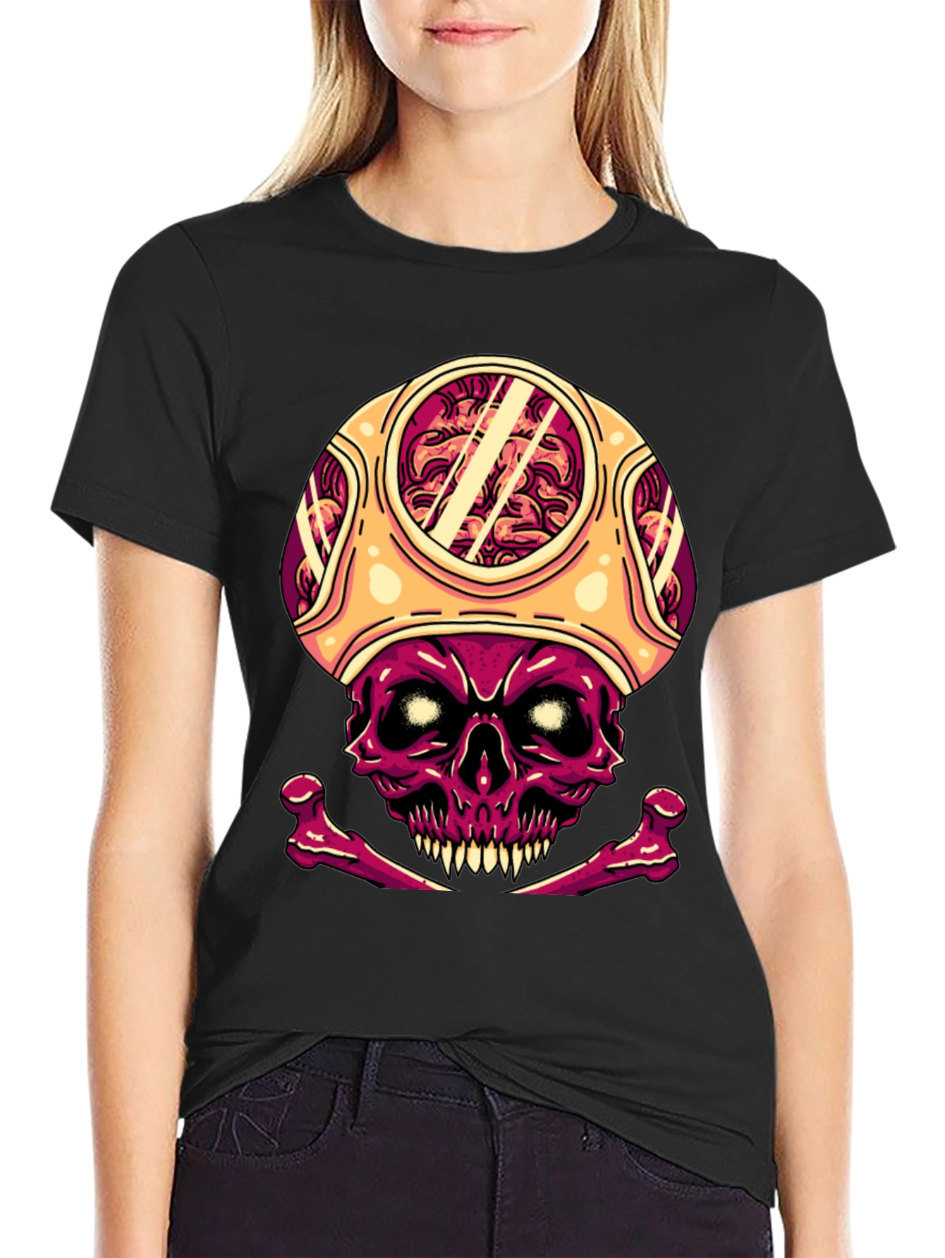 Toad Skull Graphic Tee - Gamer T-Shirt