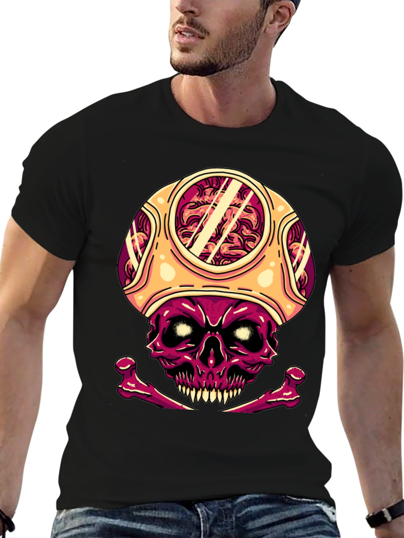 Toad Skull Graphic Tee - Gamer T-Shirt