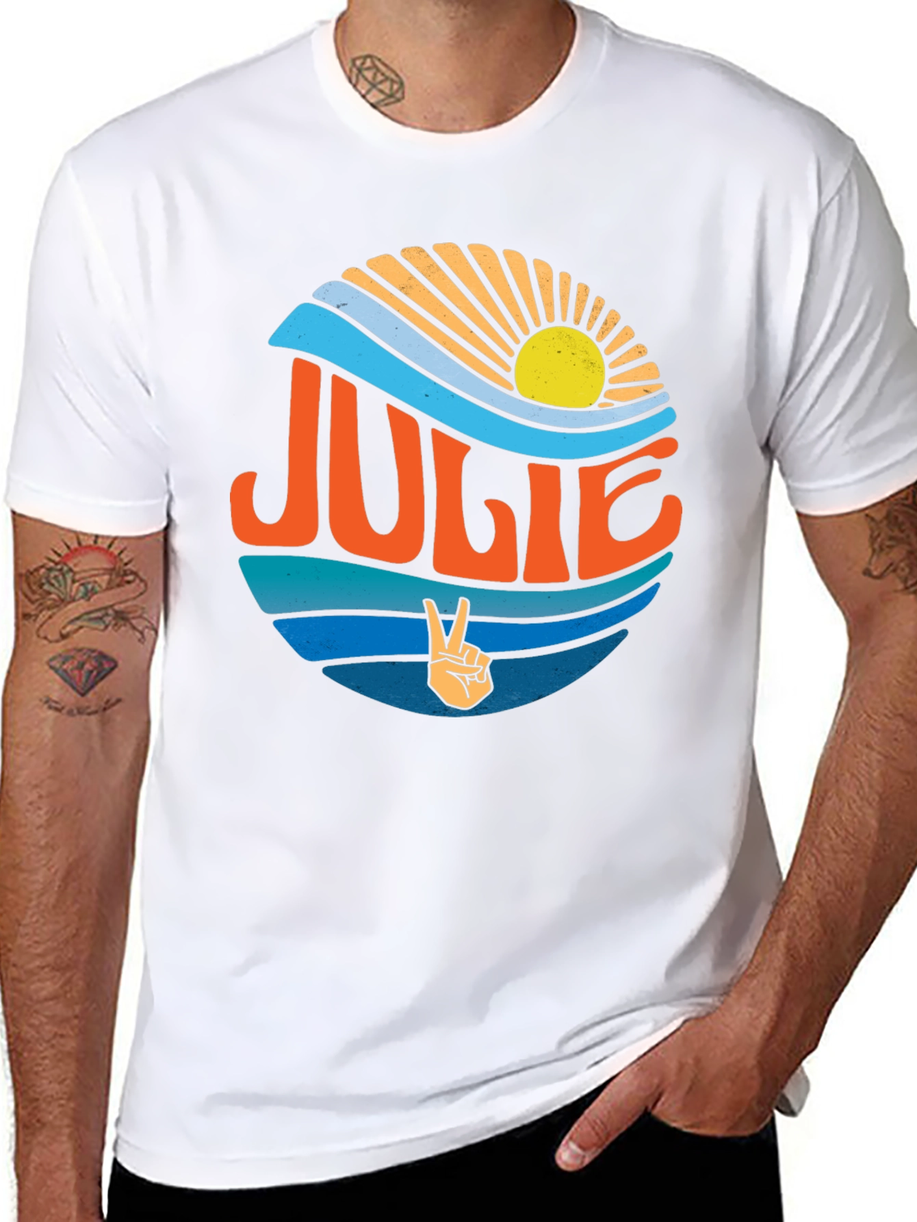 Julie Retro Wave T-Shirt
