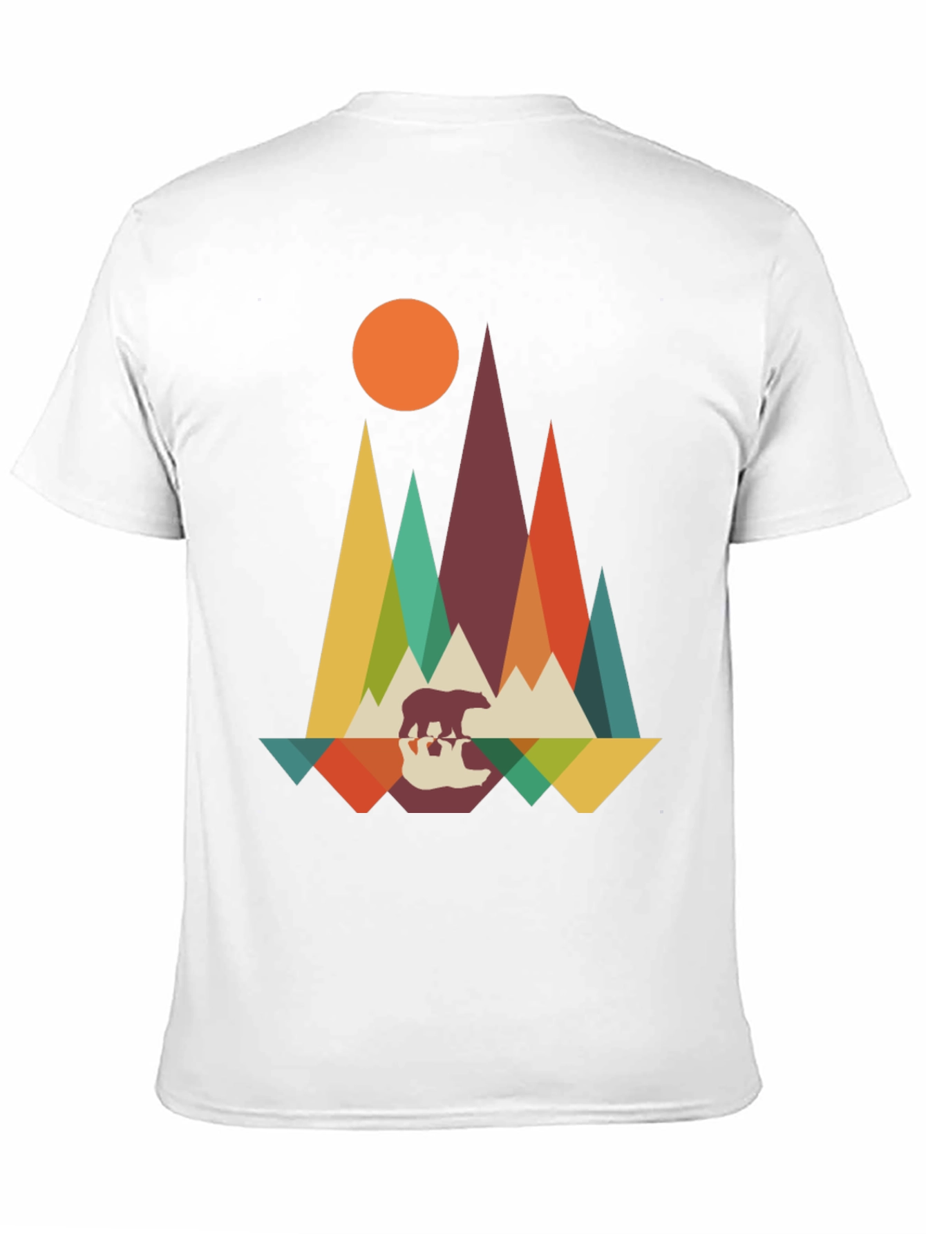 Mountain Bear Graphic Tee - Nature Inspired Design