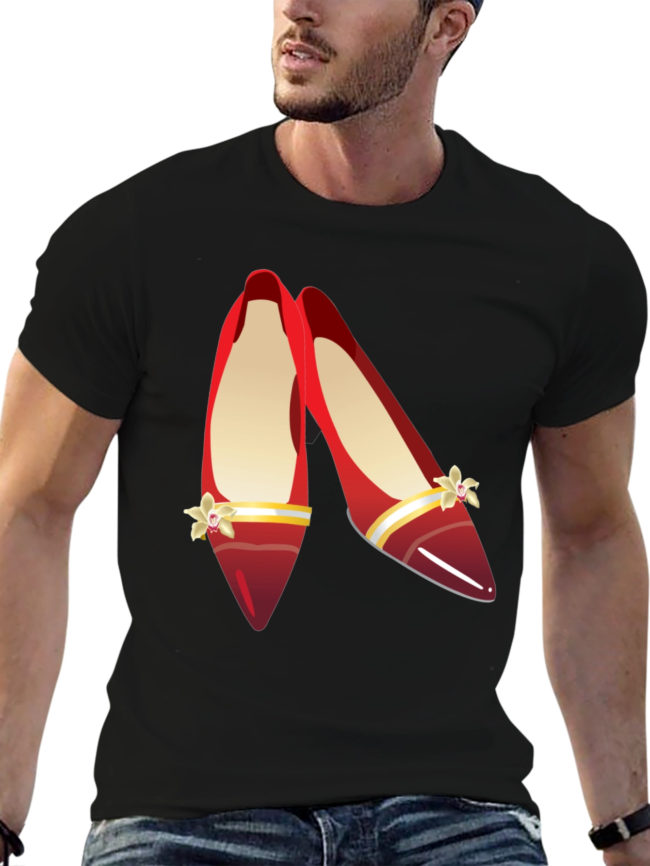 Red Shoe Graphic T-Shirt