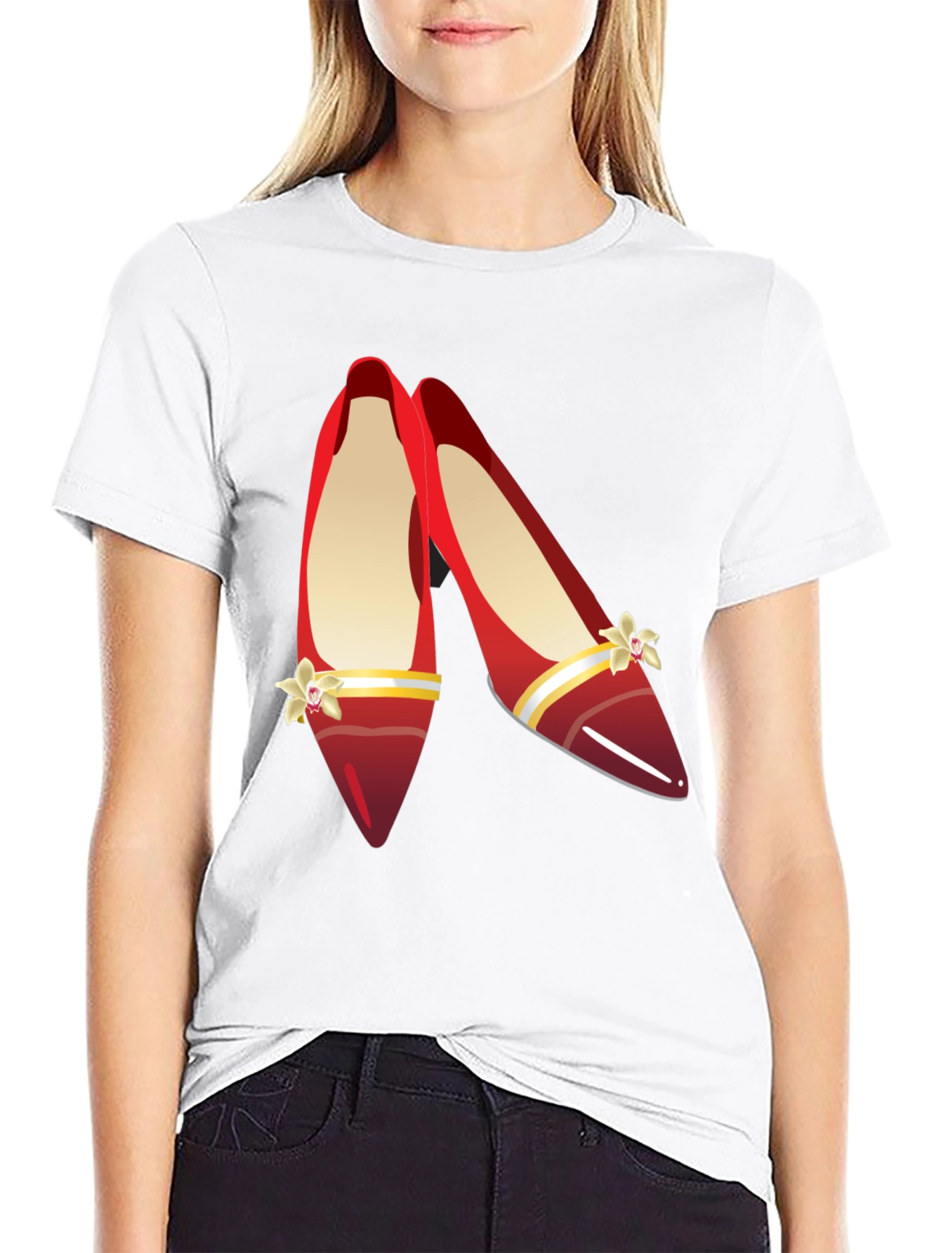 Red Shoe Graphic T-Shirt