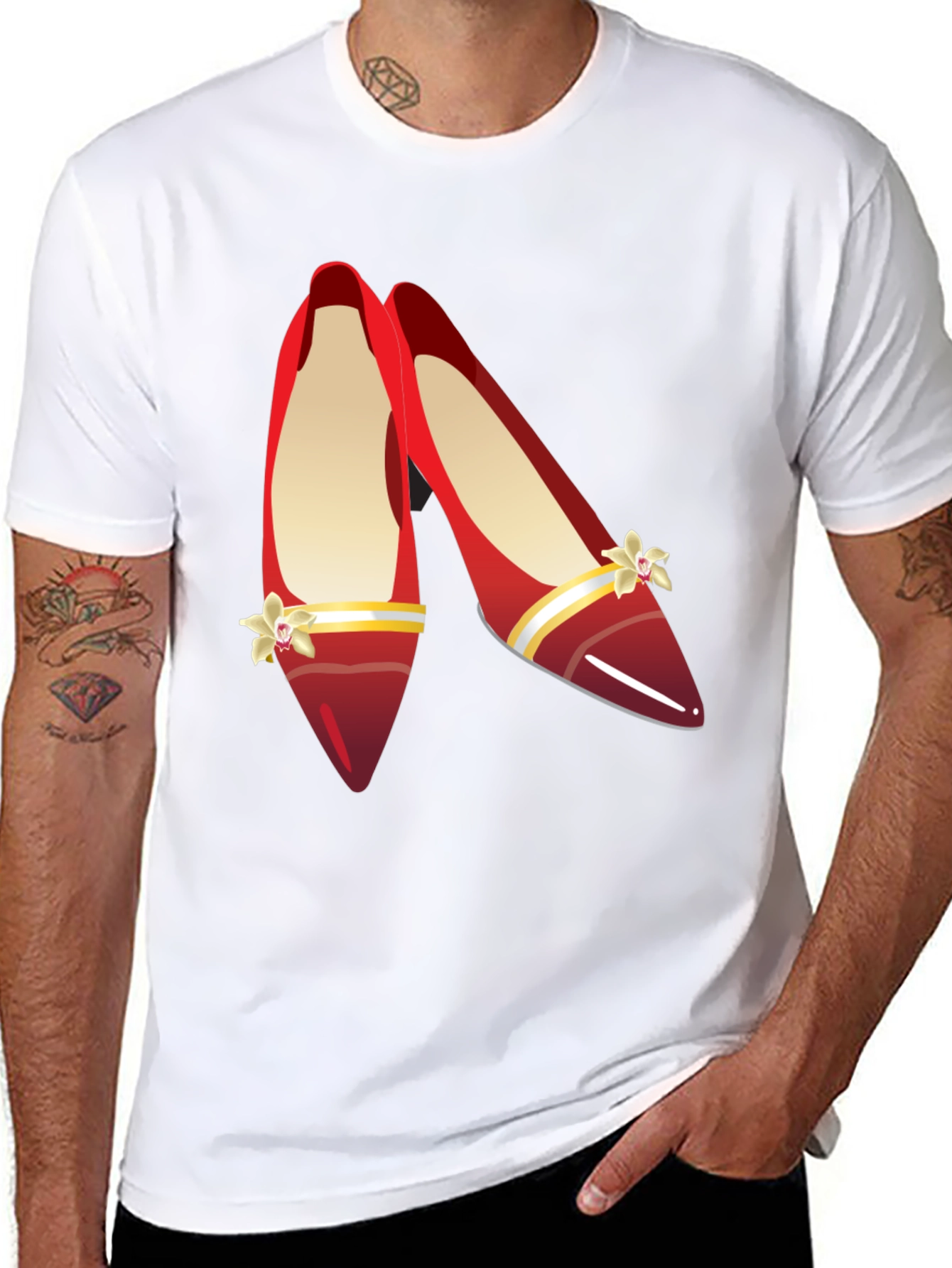 Red Shoe Graphic T-Shirt