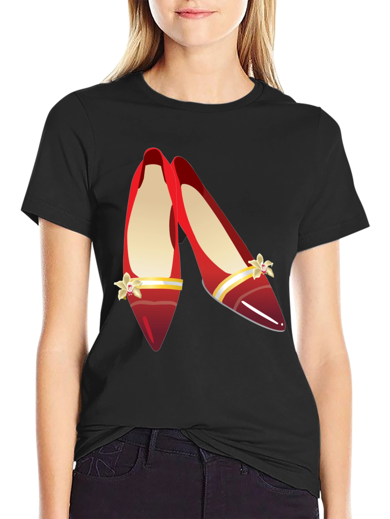 Red Shoe Graphic T-Shirt