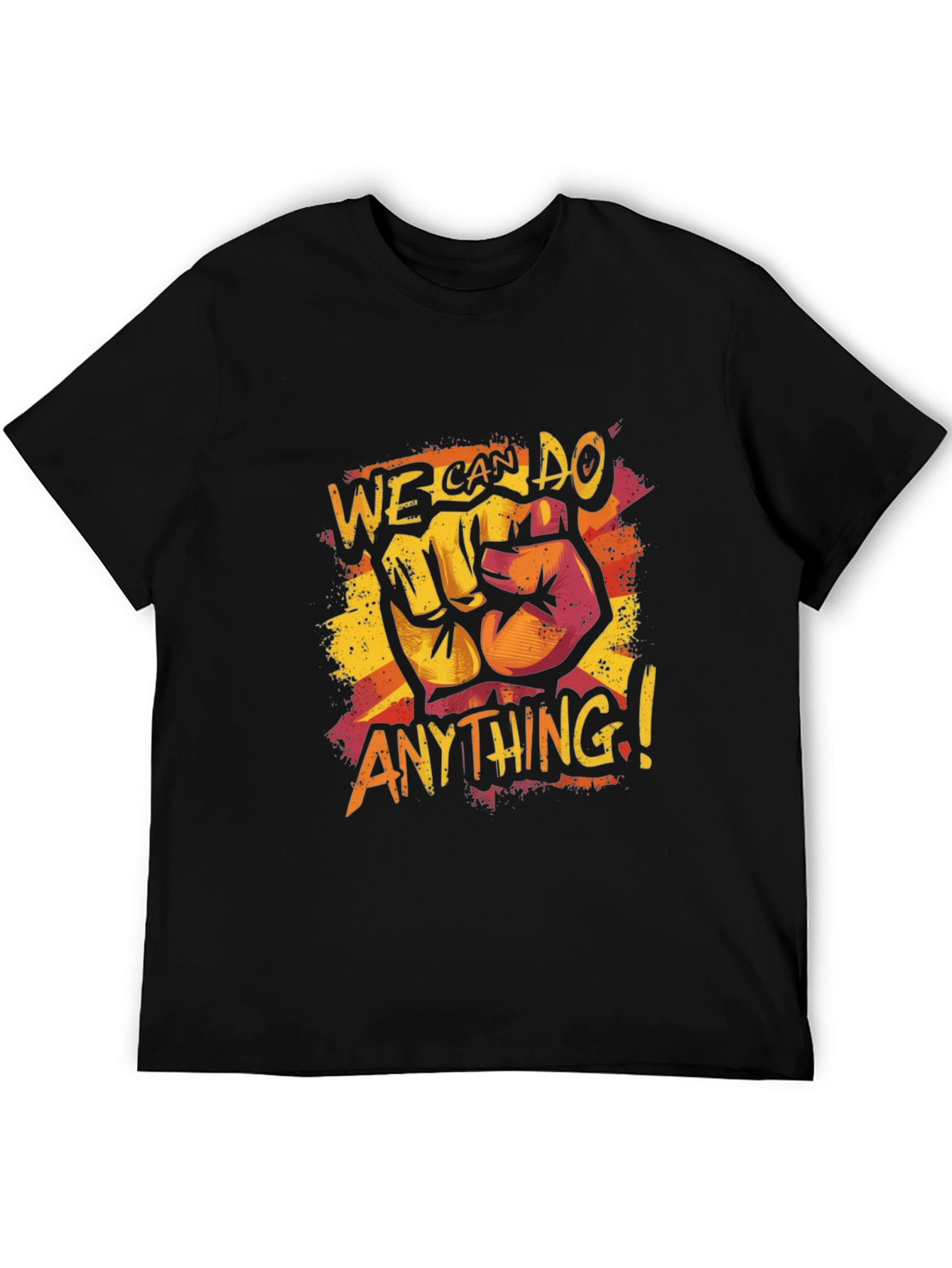 Motivational Fist Graphic T-Shirt