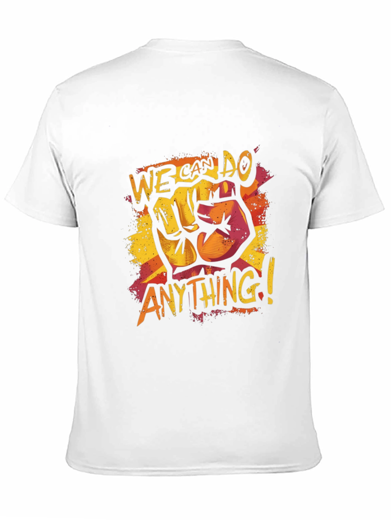 Motivational Fist Graphic T-Shirt