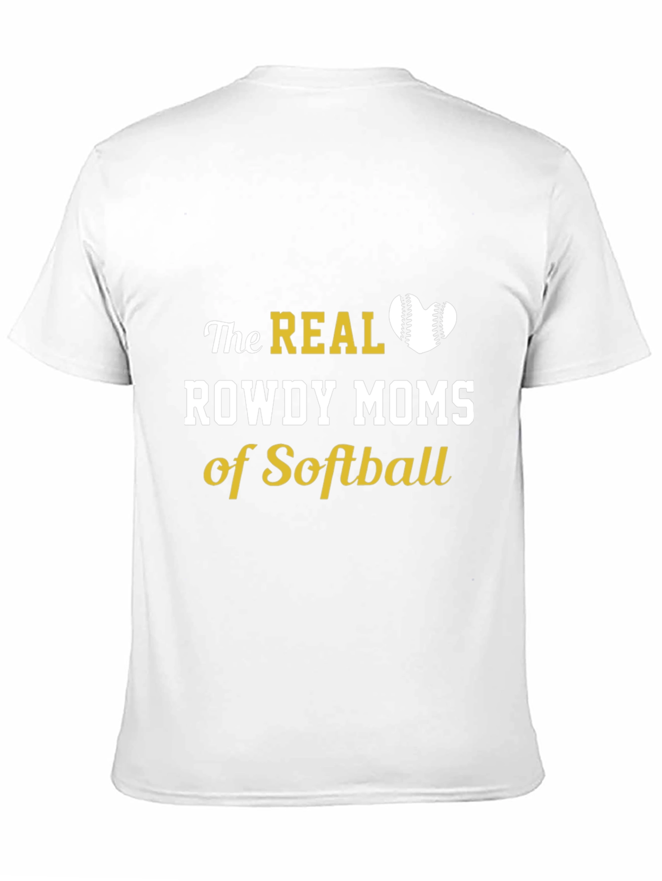 Rowdy Moms of Softball T-Shirt