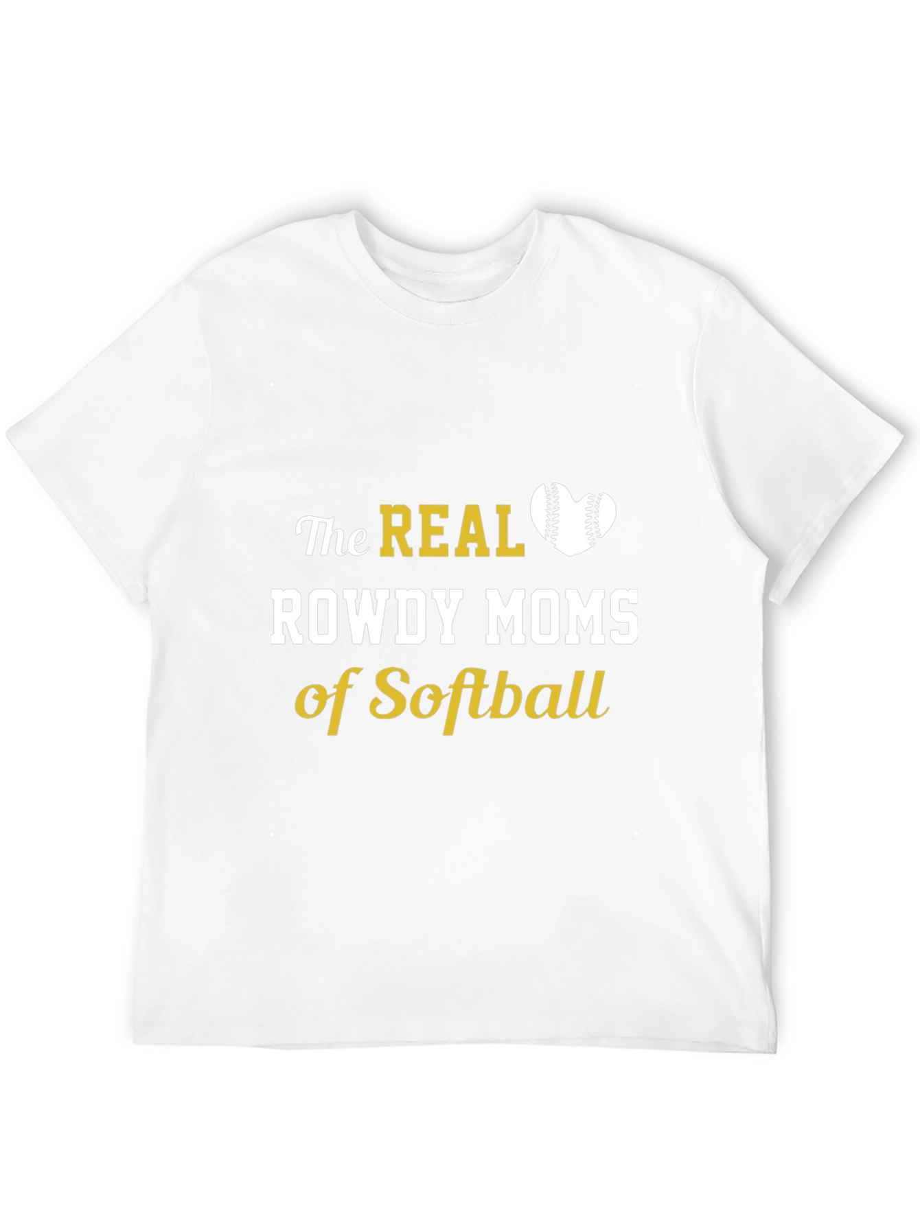 Rowdy Moms of Softball T-Shirt