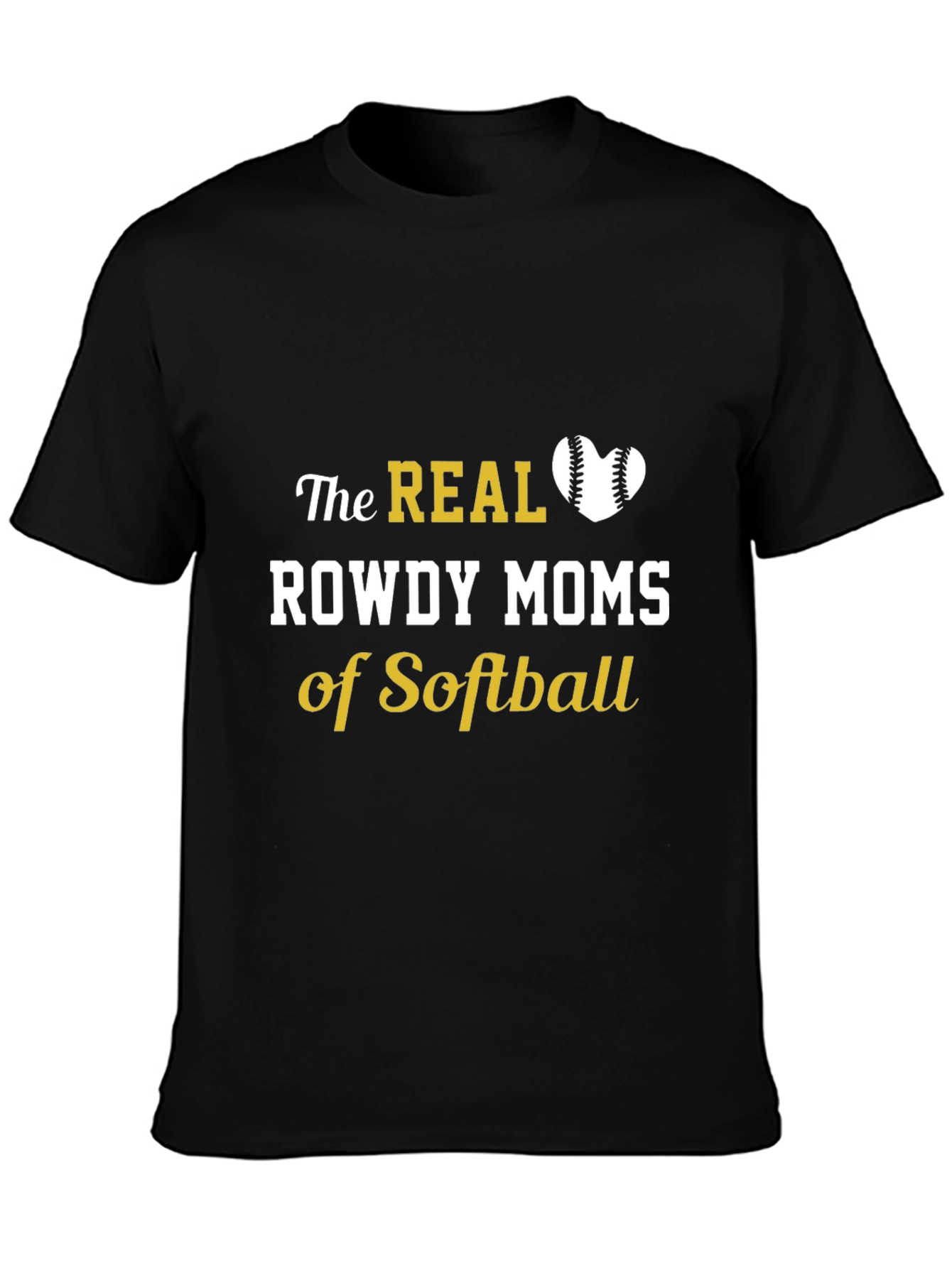 Rowdy Moms of Softball T-Shirt