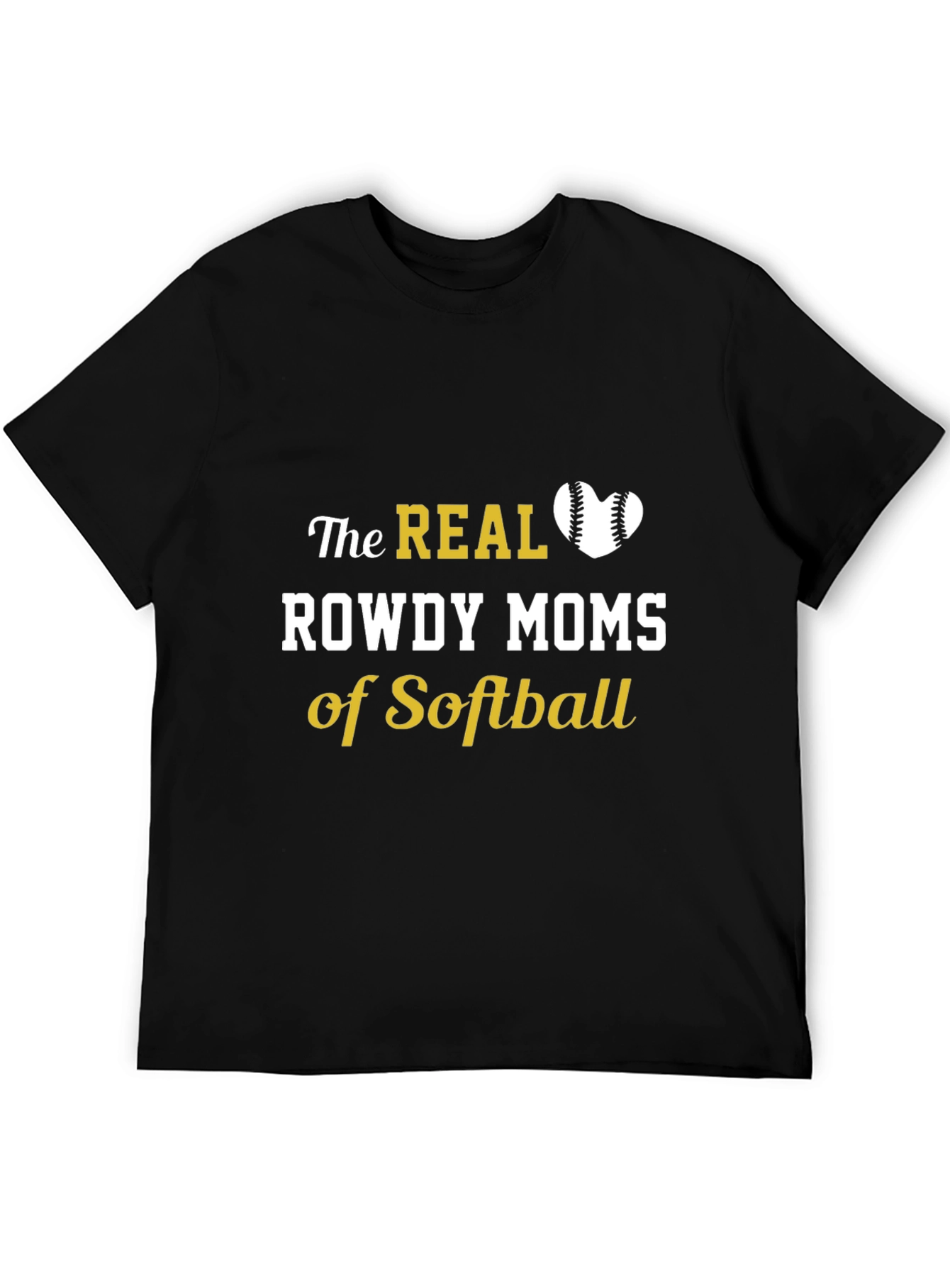 Rowdy Moms of Softball T-Shirt