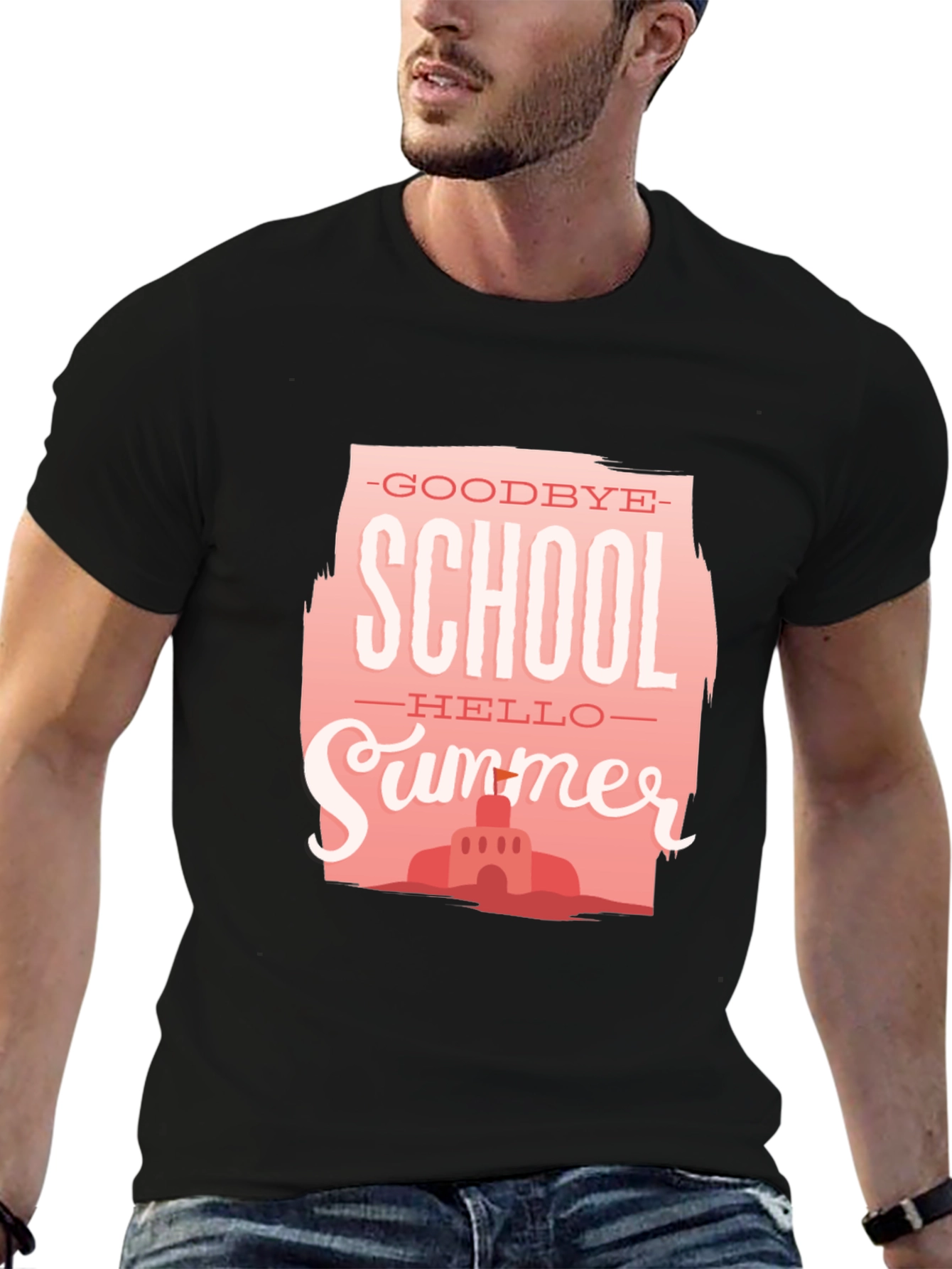 Goodbye School Hello Summer Graphic Tee