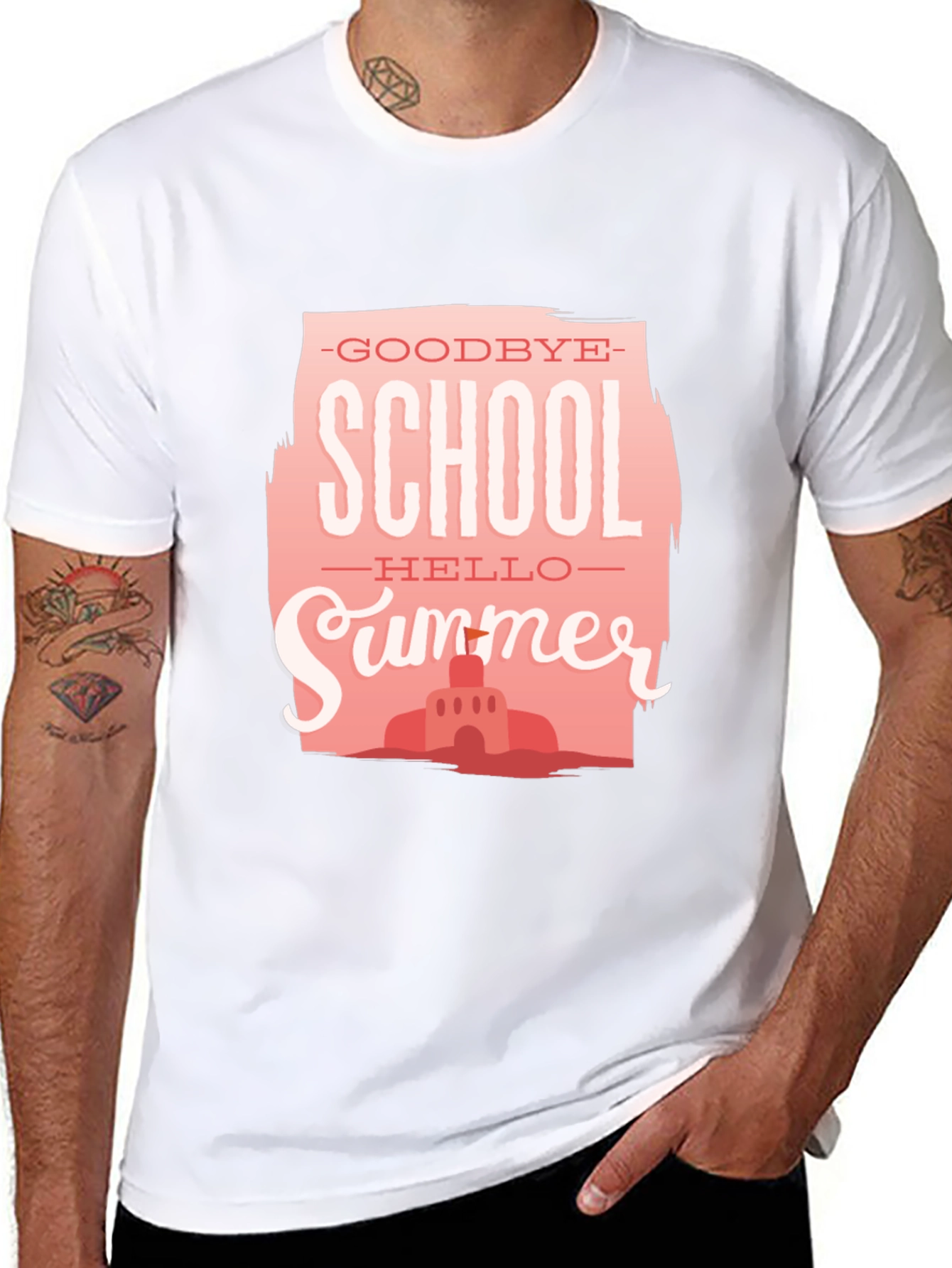 Goodbye School Hello Summer Graphic Tee