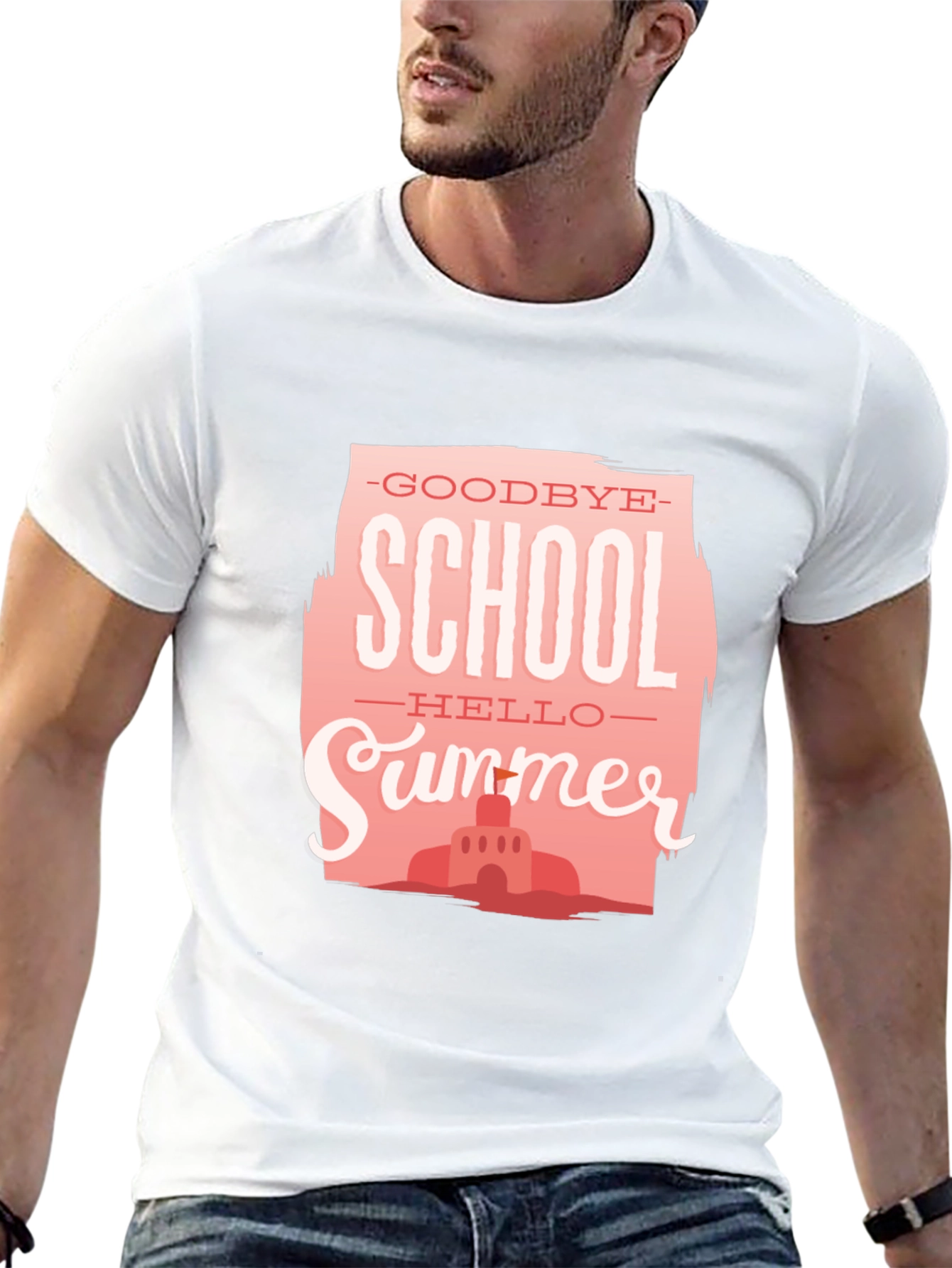 Goodbye School Hello Summer Graphic Tee