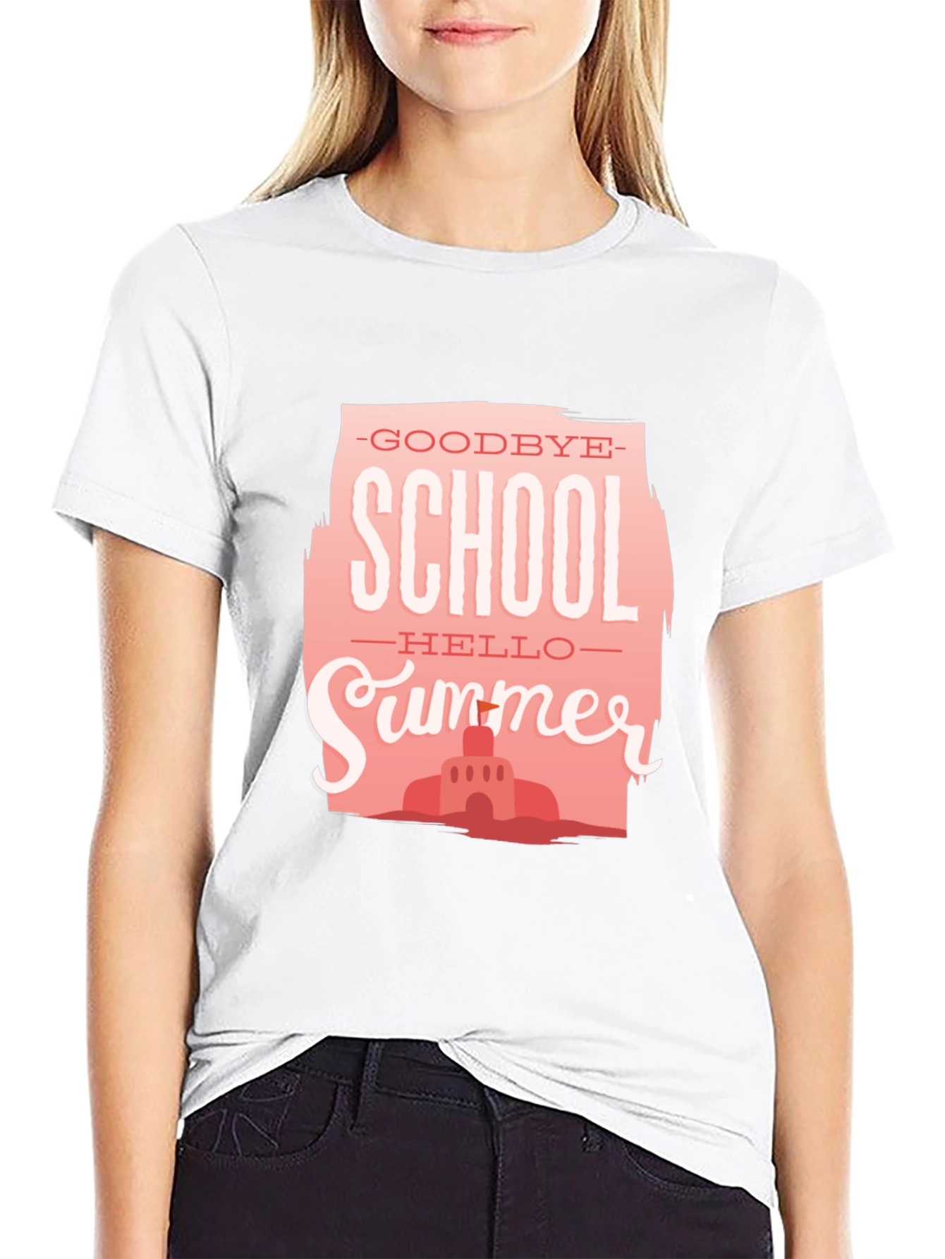 Goodbye School Hello Summer Graphic Tee
