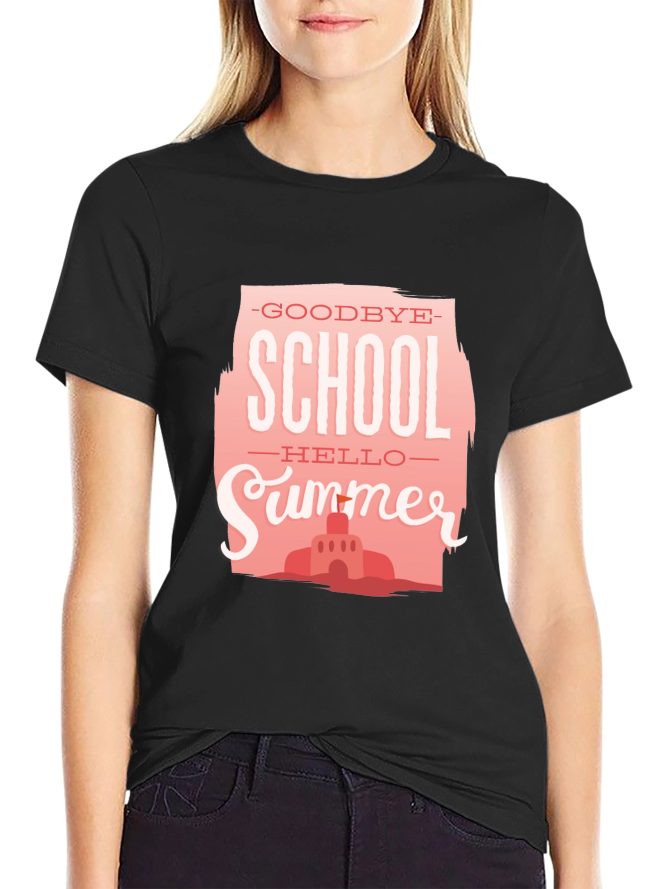 Goodbye School Hello Summer Graphic Tee