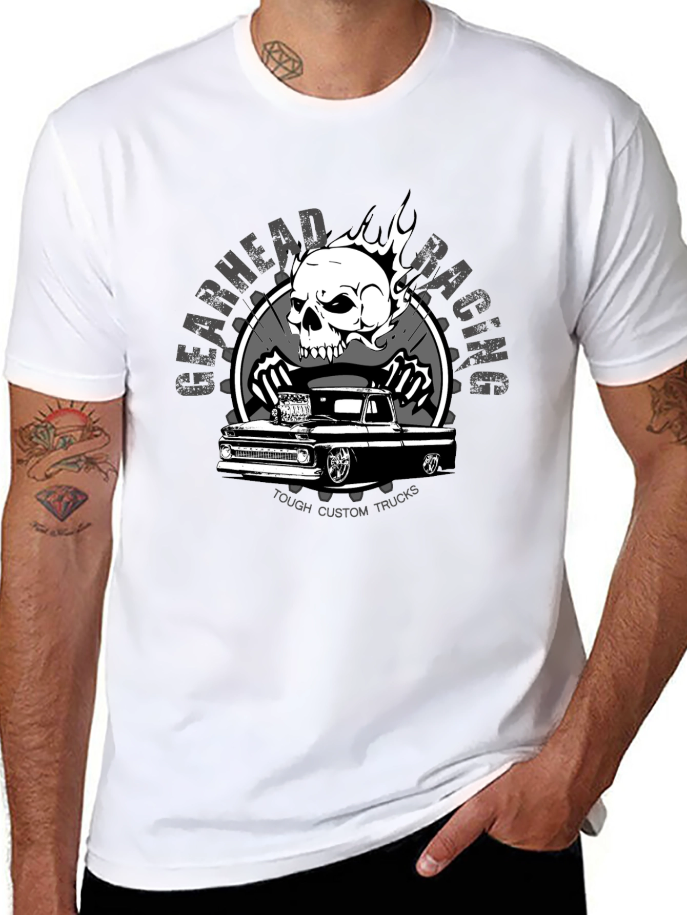 Gearhead Racing Tough Custom Trucks T-Shirt