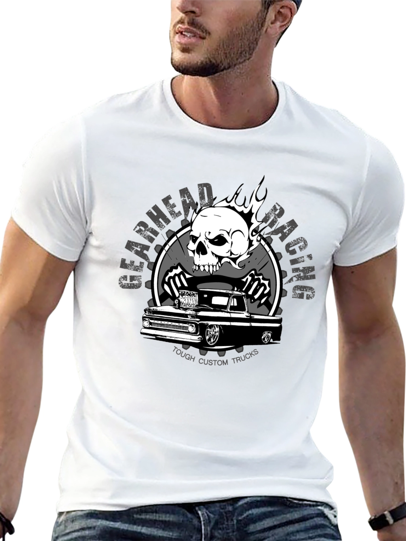 Gearhead Racing Tough Custom Trucks T-Shirt