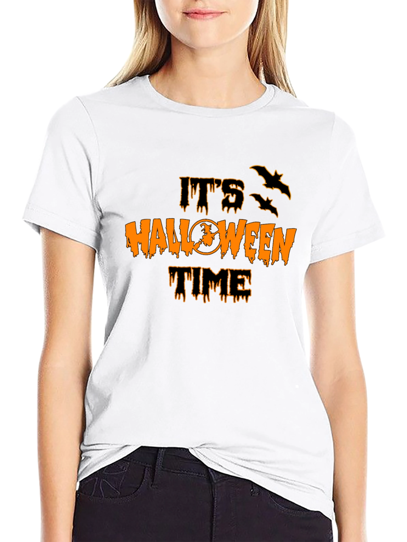 Its Halloween Time Black T-Shirt