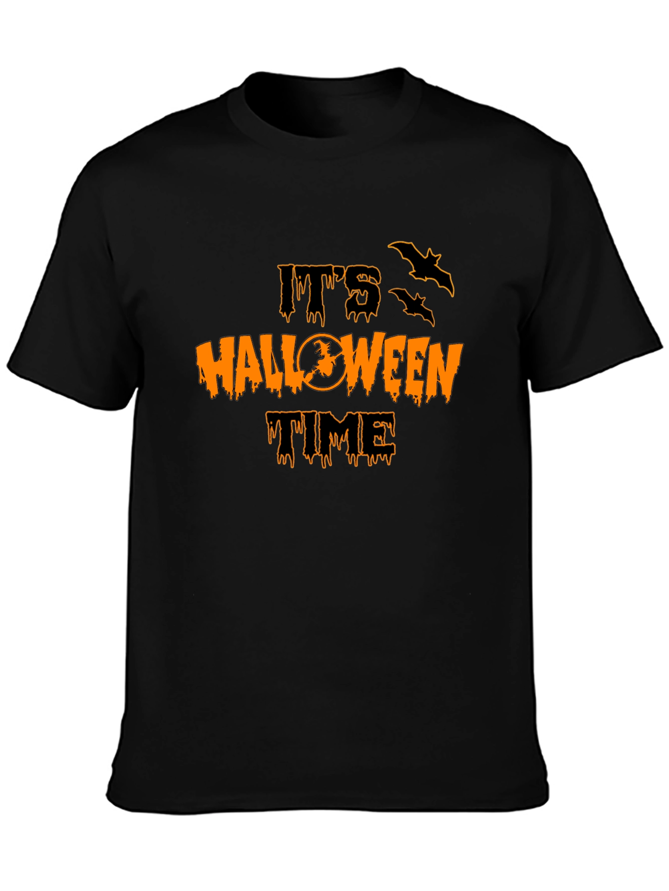 Its Halloween Time Black T-Shirt