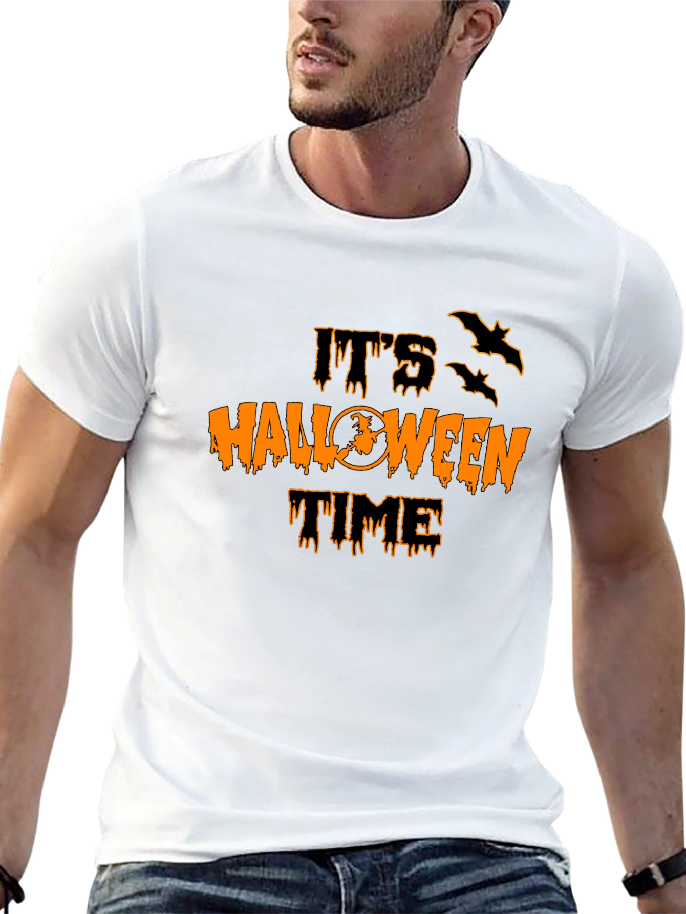 Its Halloween Time Black T-Shirt