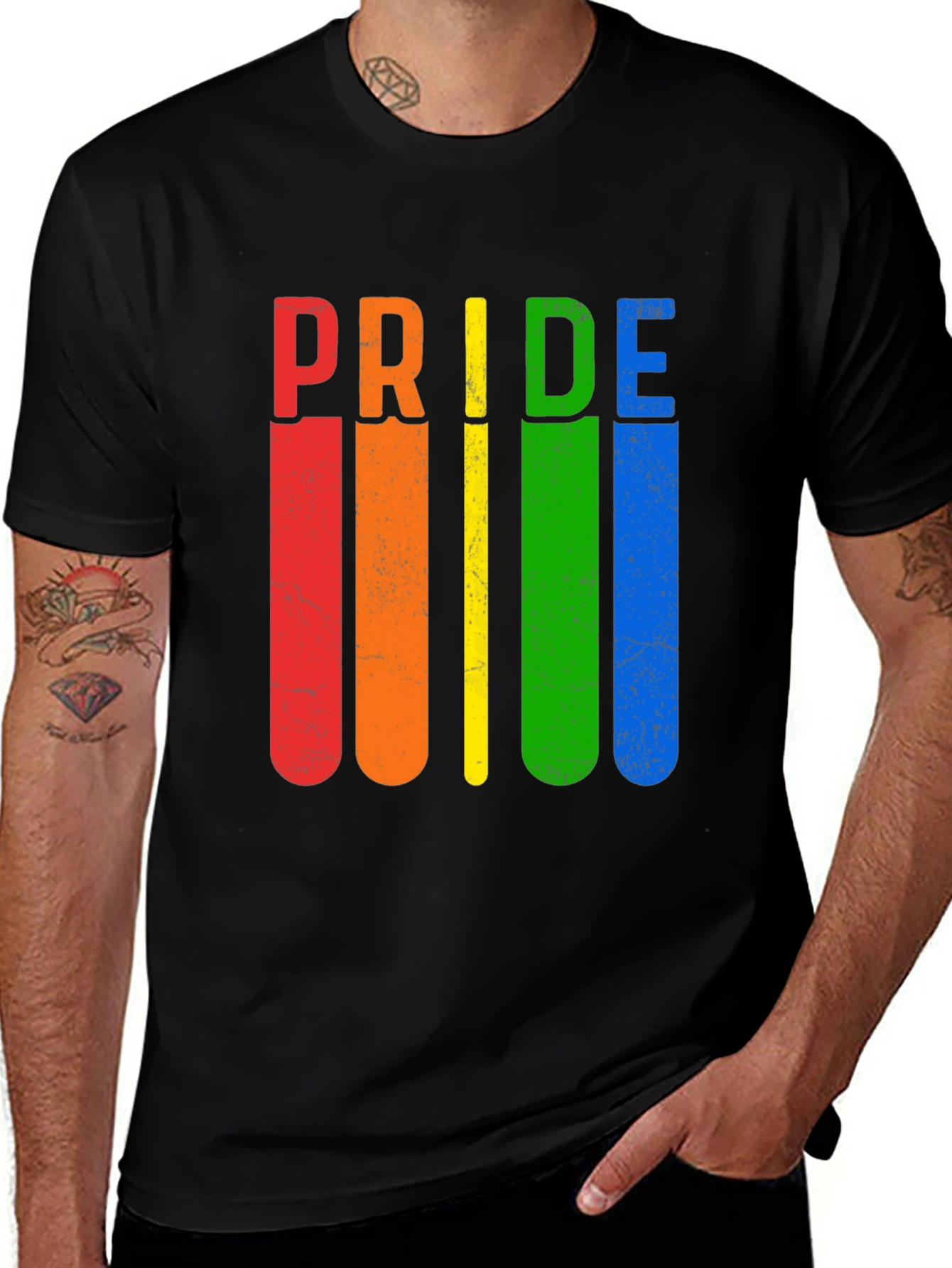 Pride Rainbow Stripe T-Shirt