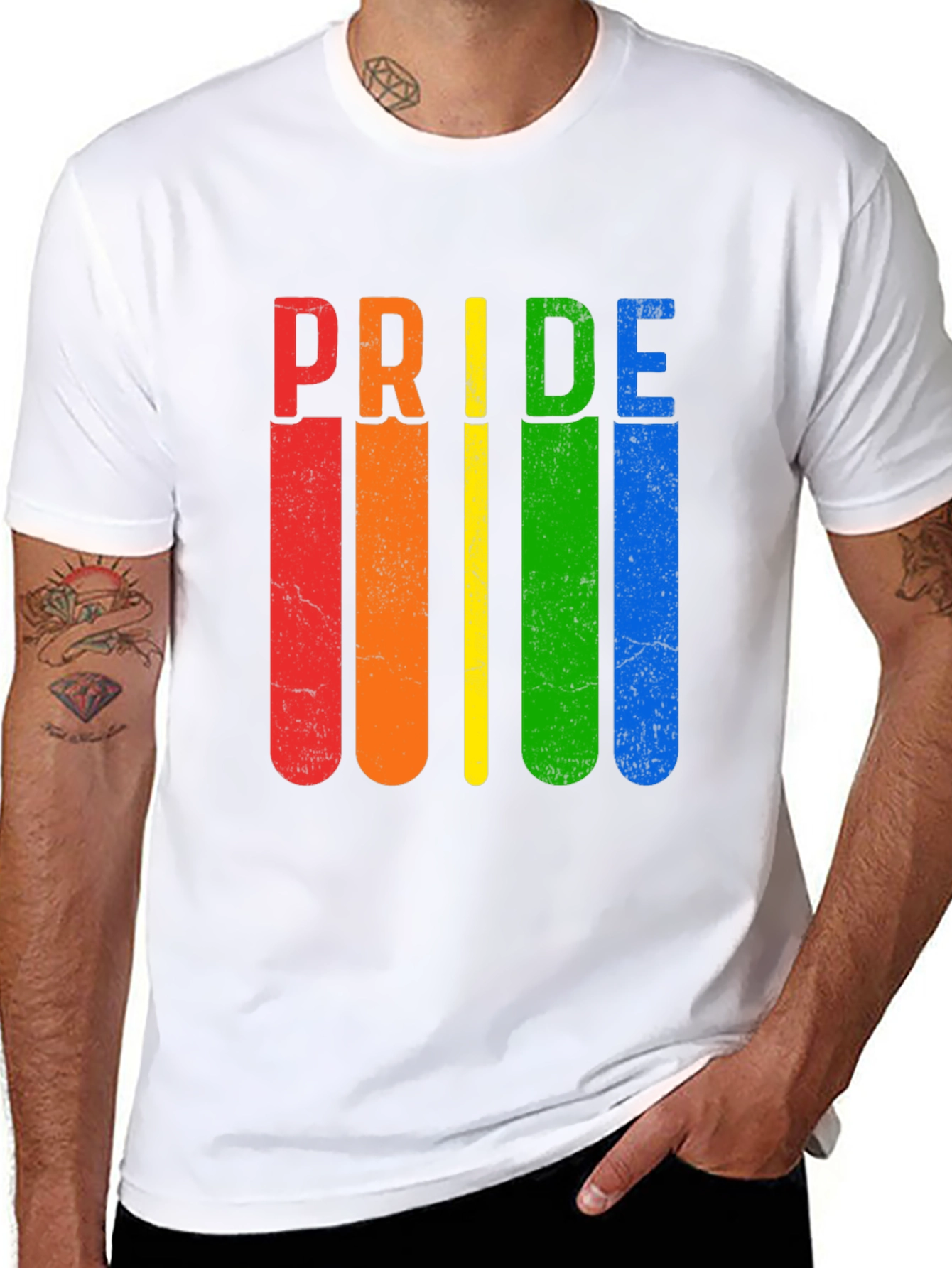 Pride Rainbow Stripe T-Shirt