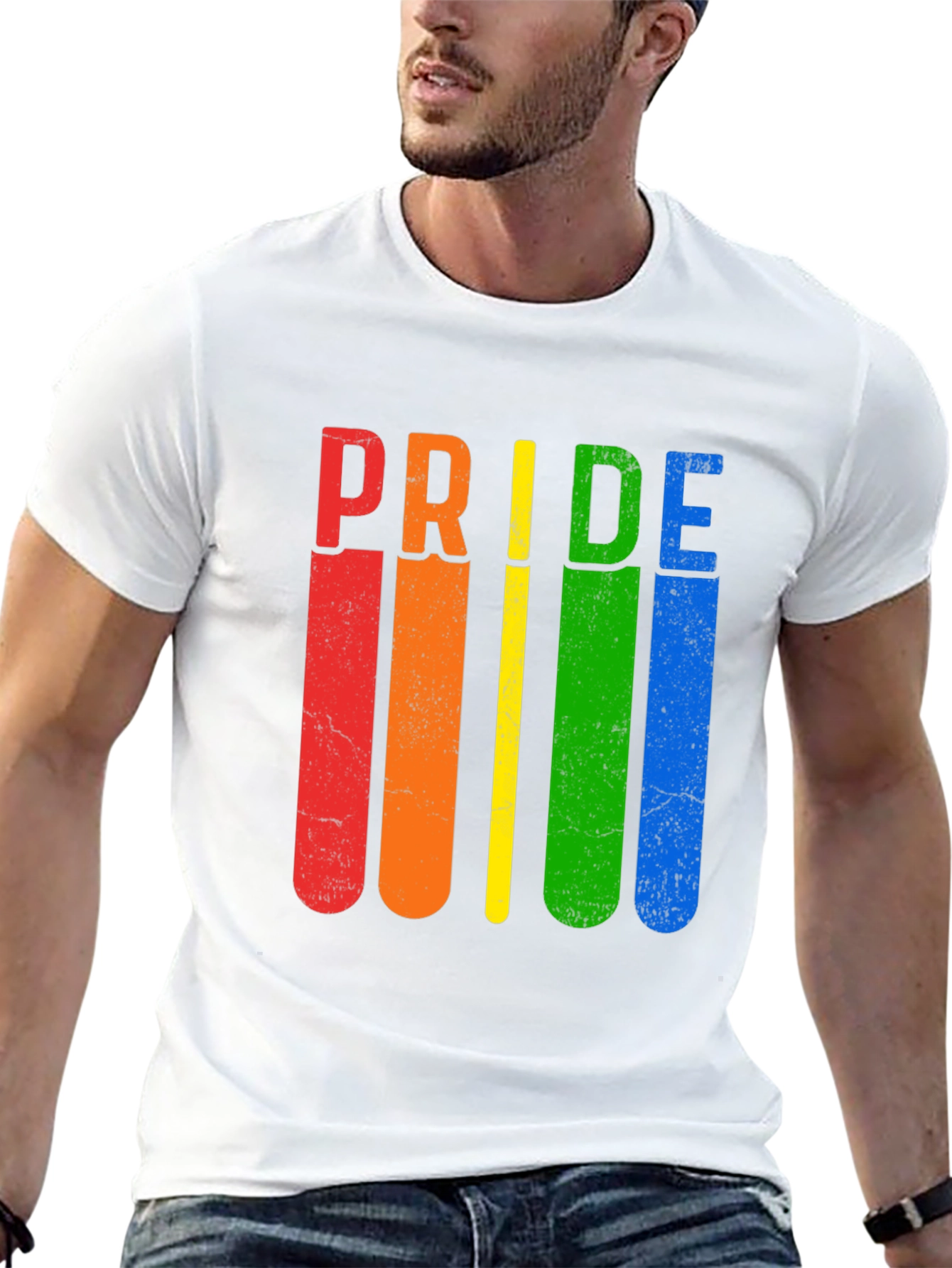 Pride Rainbow Stripe T-Shirt