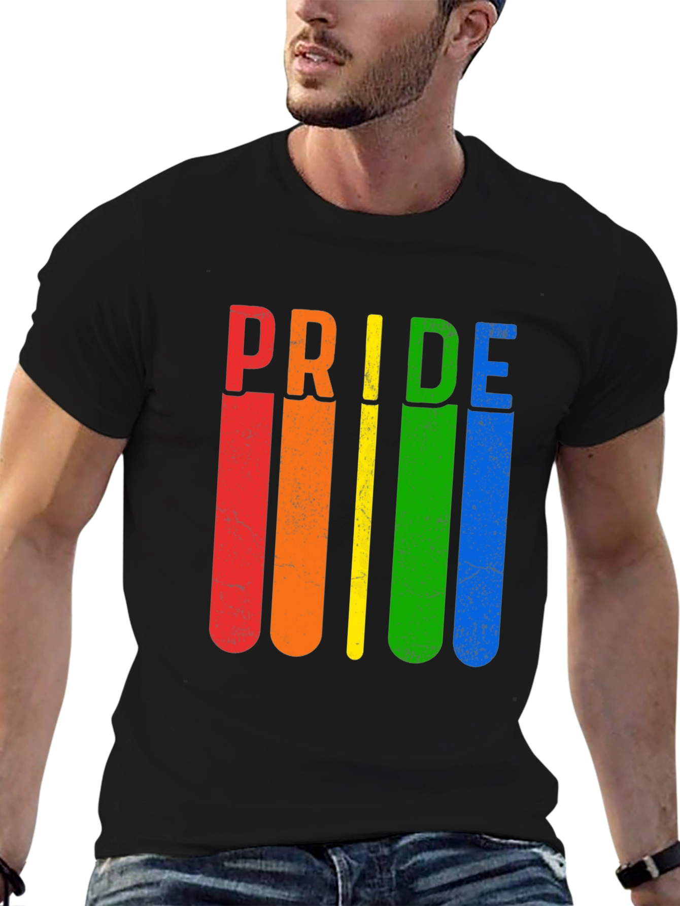 Pride Rainbow Stripe T-Shirt