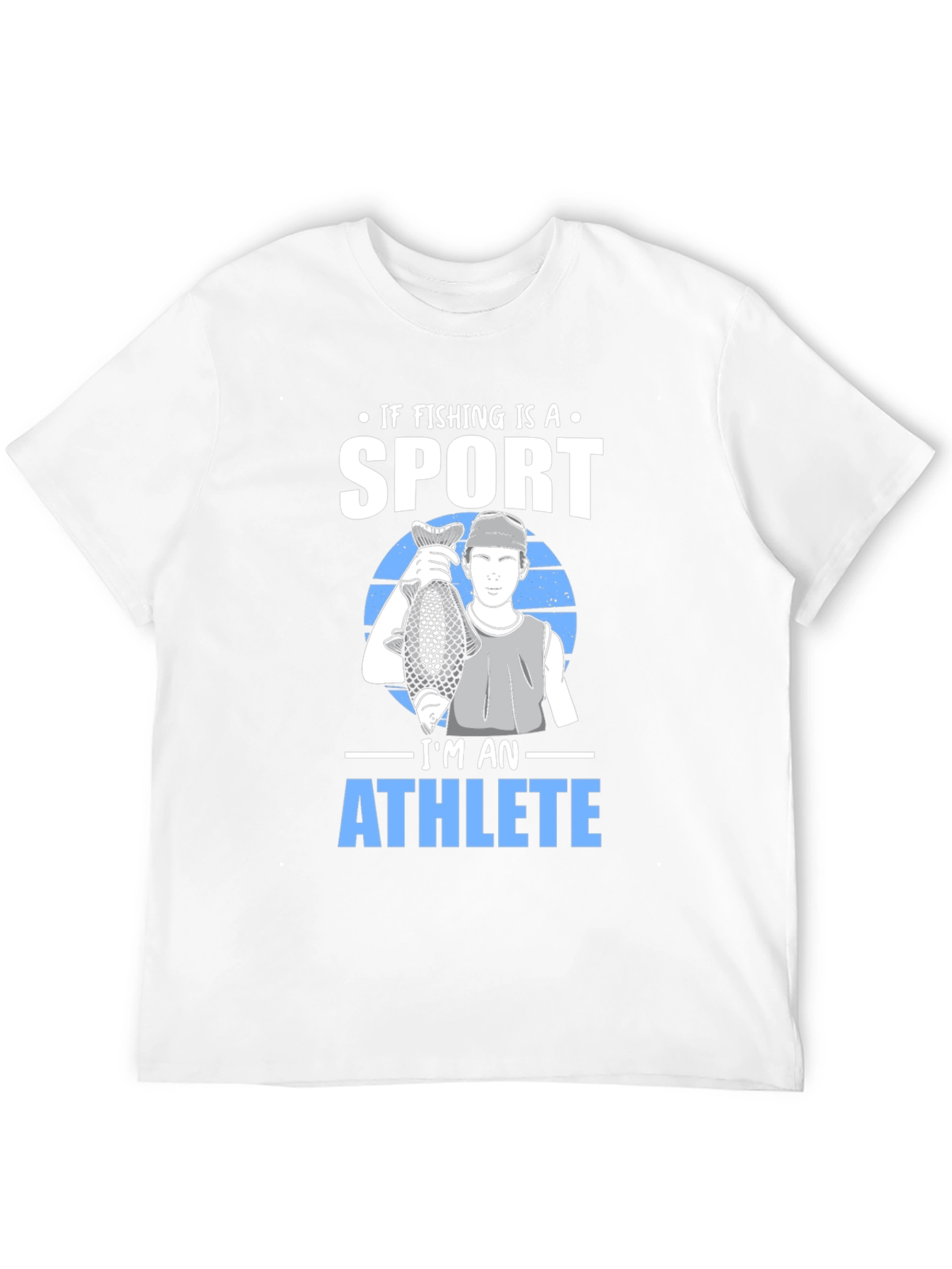 Fishing Sport Athlete Black T-Shirt