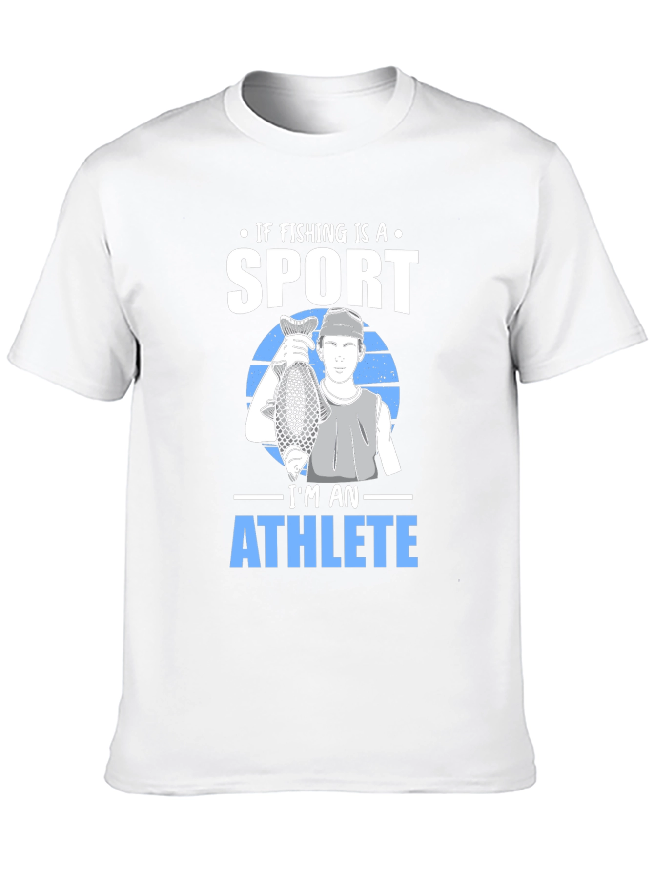 Fishing Sport Athlete Black T-Shirt