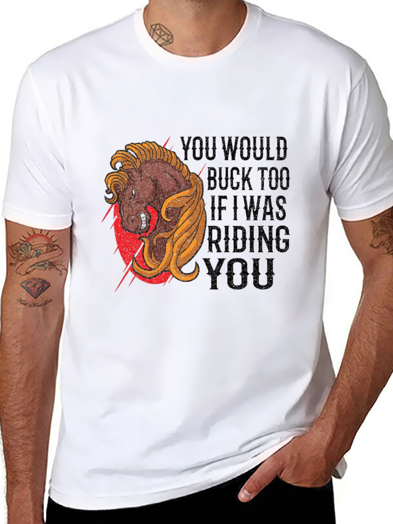 Buck Too Horse Graphic Tee