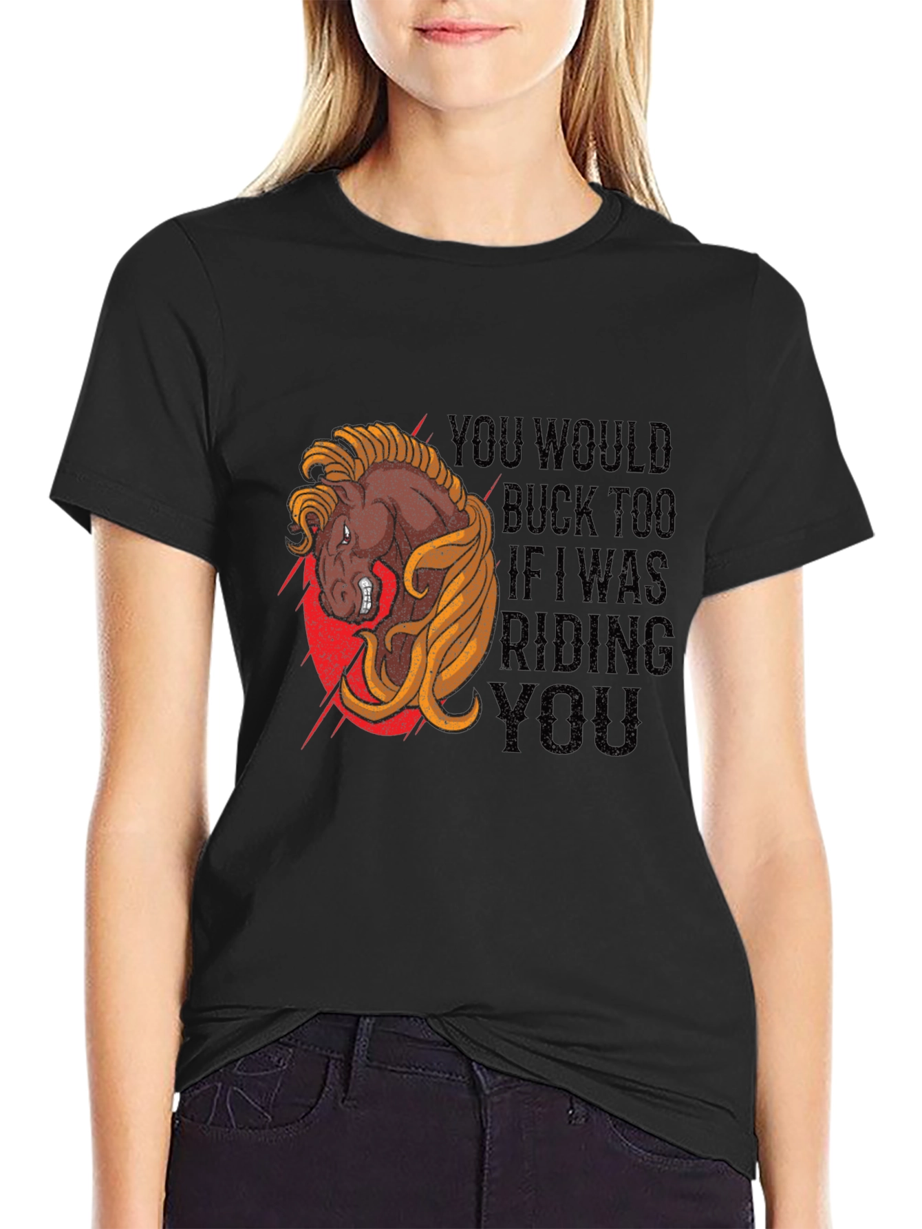 Buck Too Horse Graphic Tee