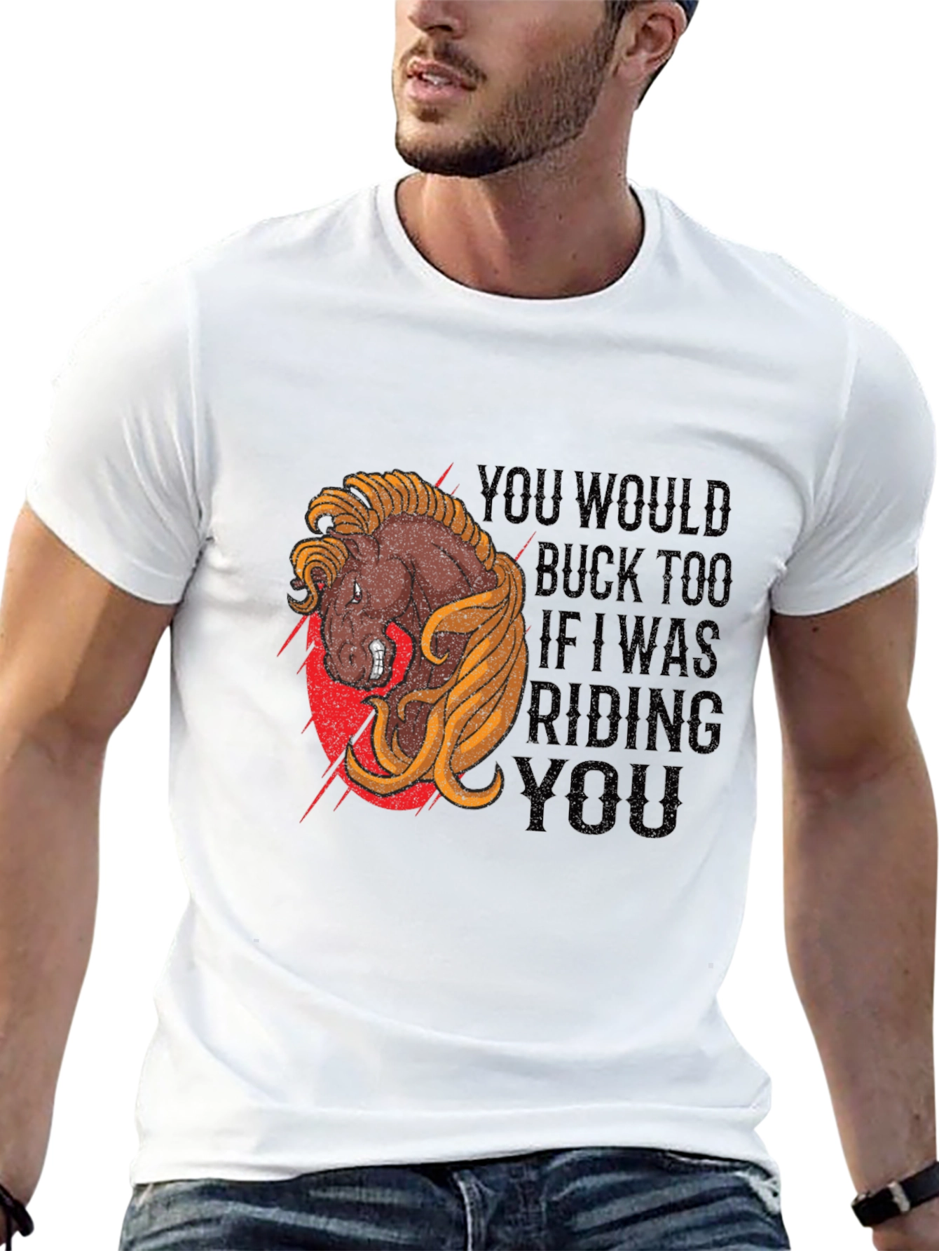 Buck Too Horse Graphic Tee