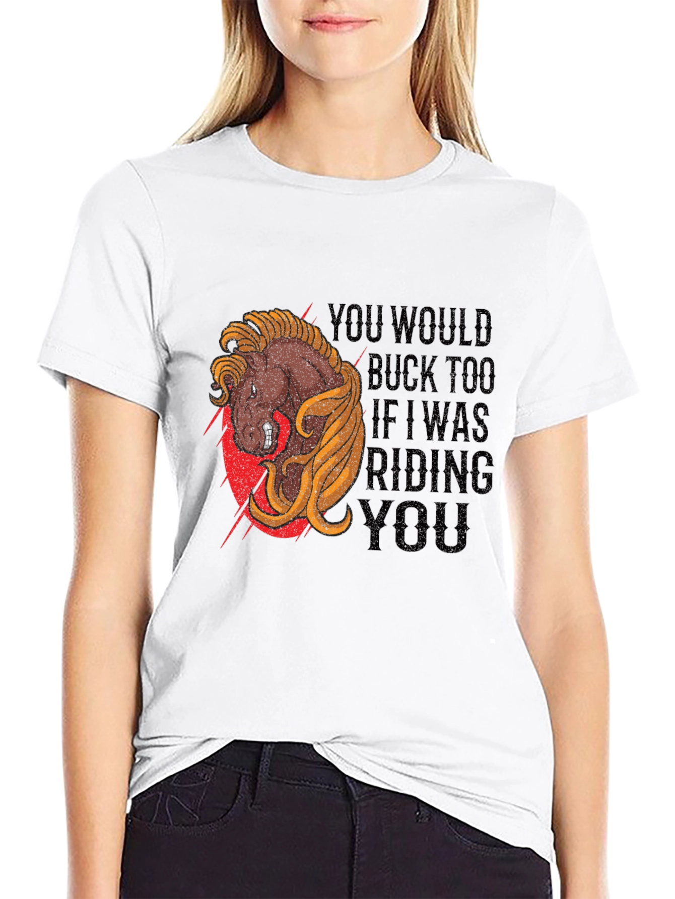 Buck Too Horse Graphic Tee